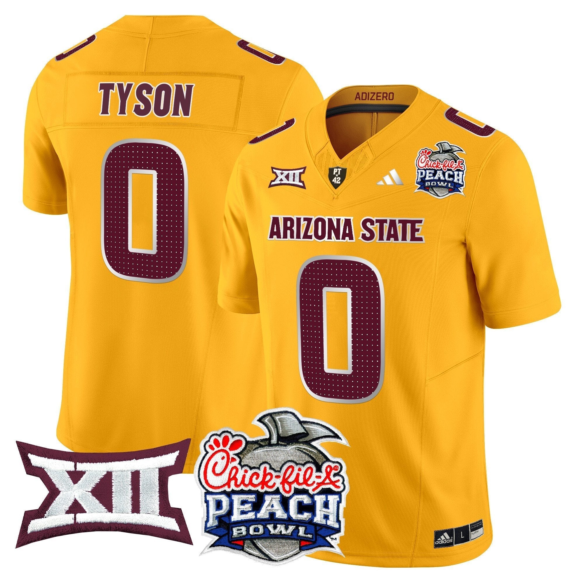 ASU 2025 Peach Bowl Vapor Limited Jersey - All Stitched