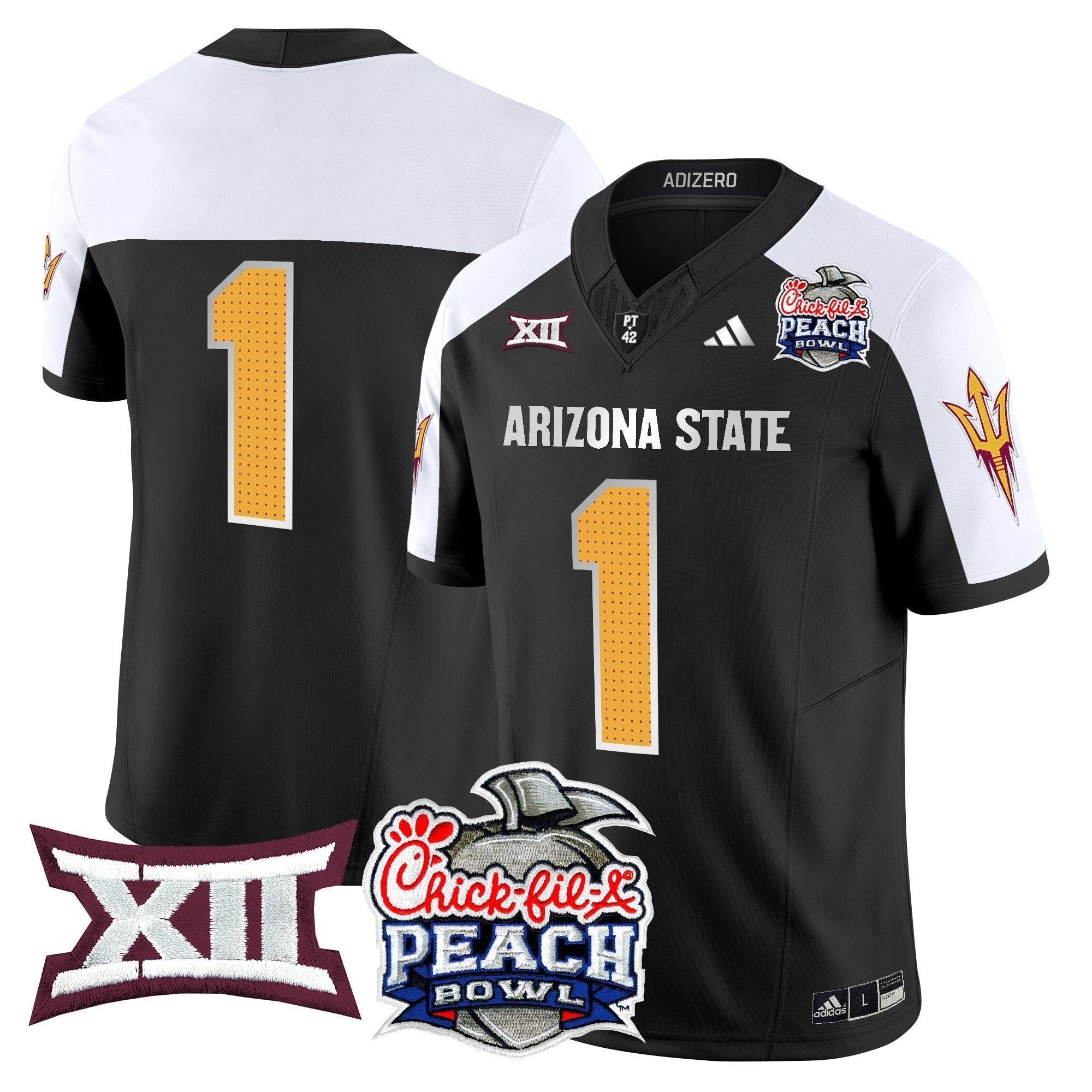 ASU 2025 Peach Bowl Vapor Limited Jersey - All Stitched