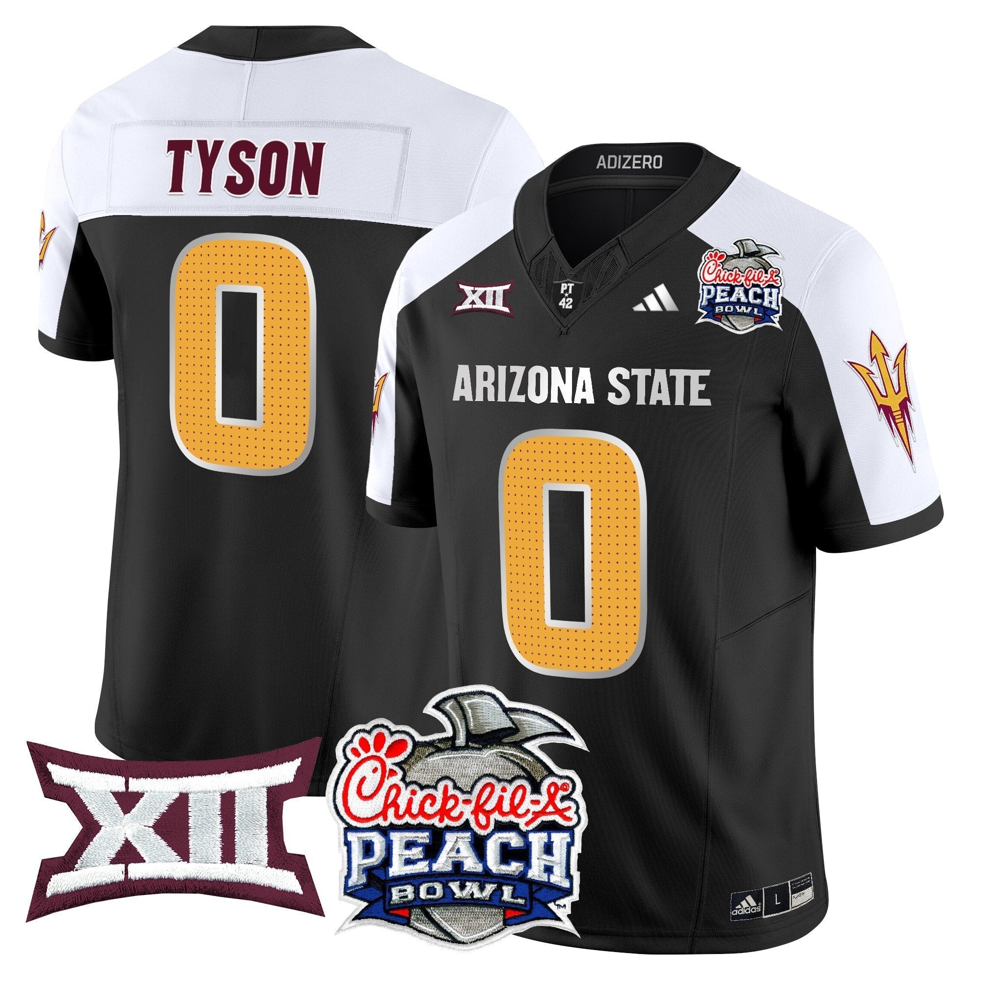 ASU 2025 Peach Bowl Vapor Limited Jersey - All Stitched