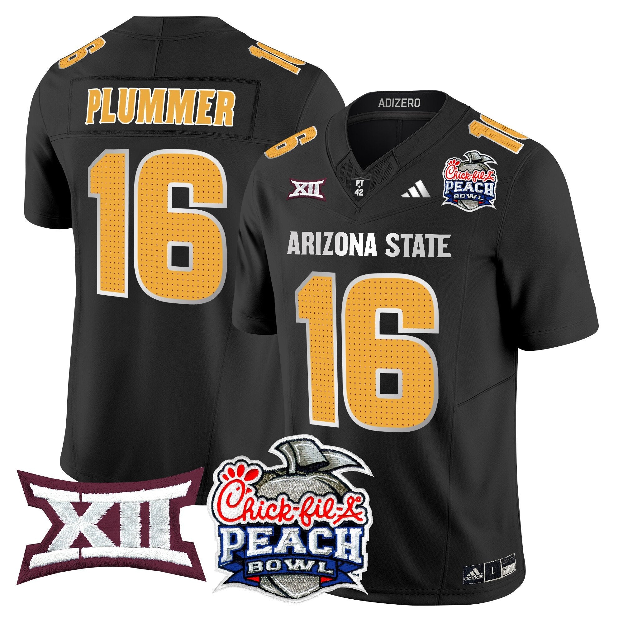 ASU 2025 Peach Bowl Vapor Limited Jersey - All Stitched