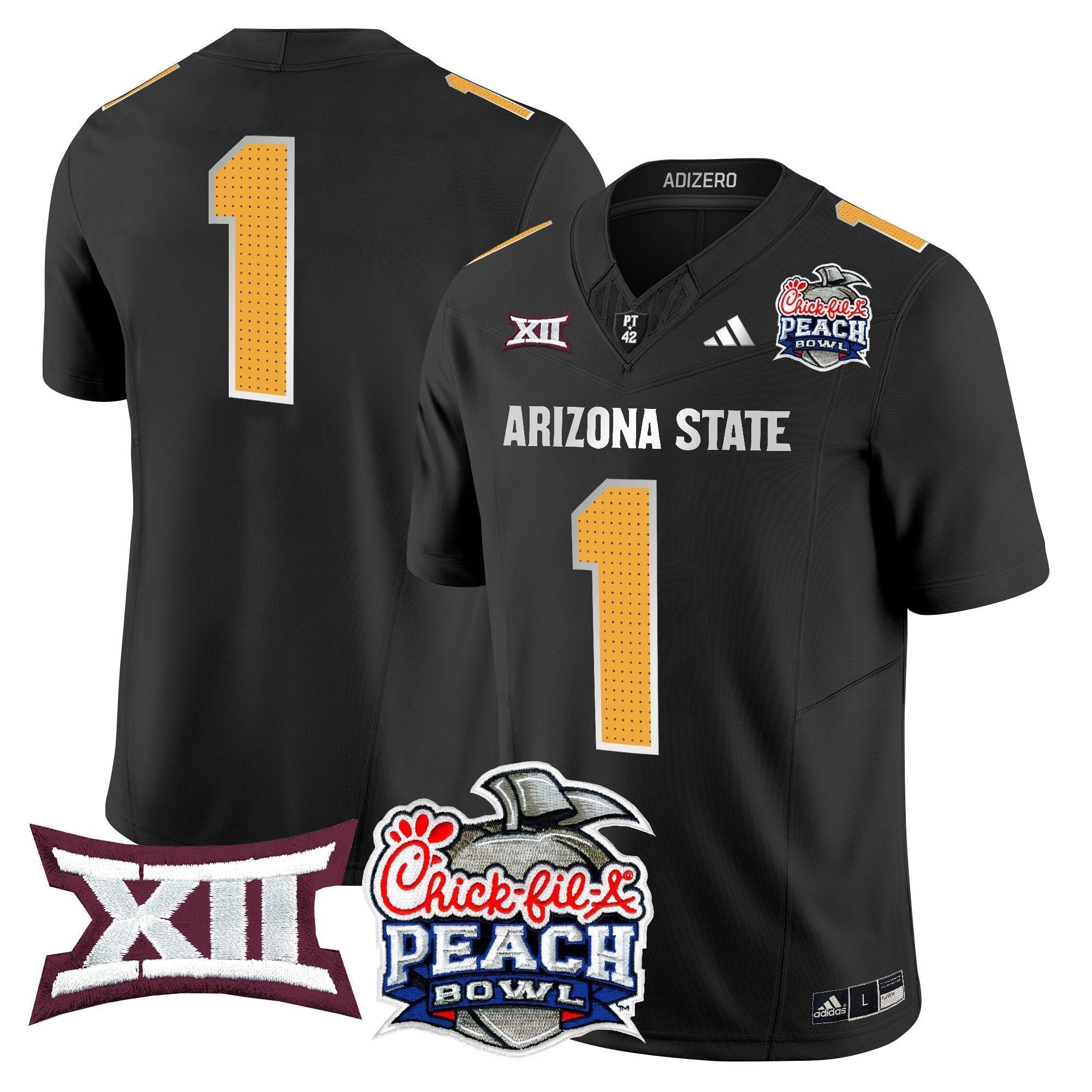 ASU 2025 Peach Bowl Vapor Limited Jersey - All Stitched