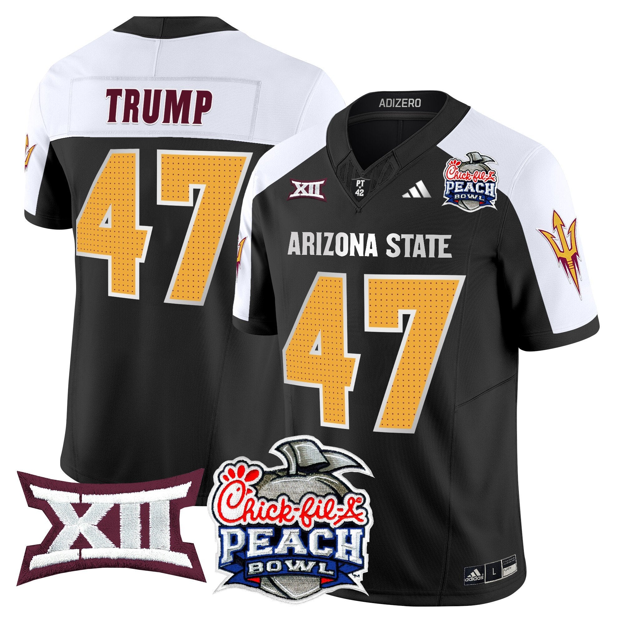 ASU 2025 Peach Bowl Vapor Limited Jersey - All Stitched