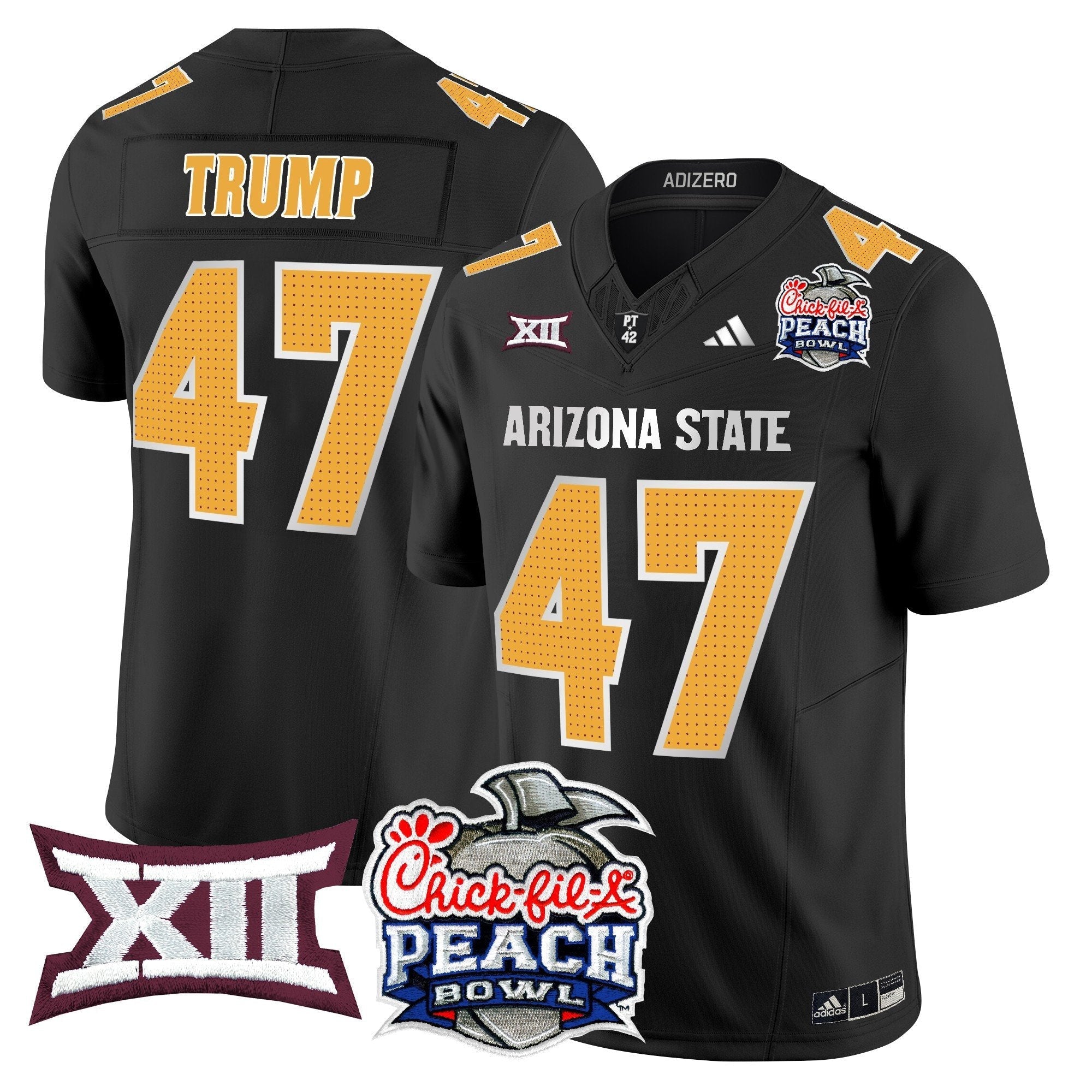 ASU 2025 Peach Bowl Vapor Limited Jersey - All Stitched