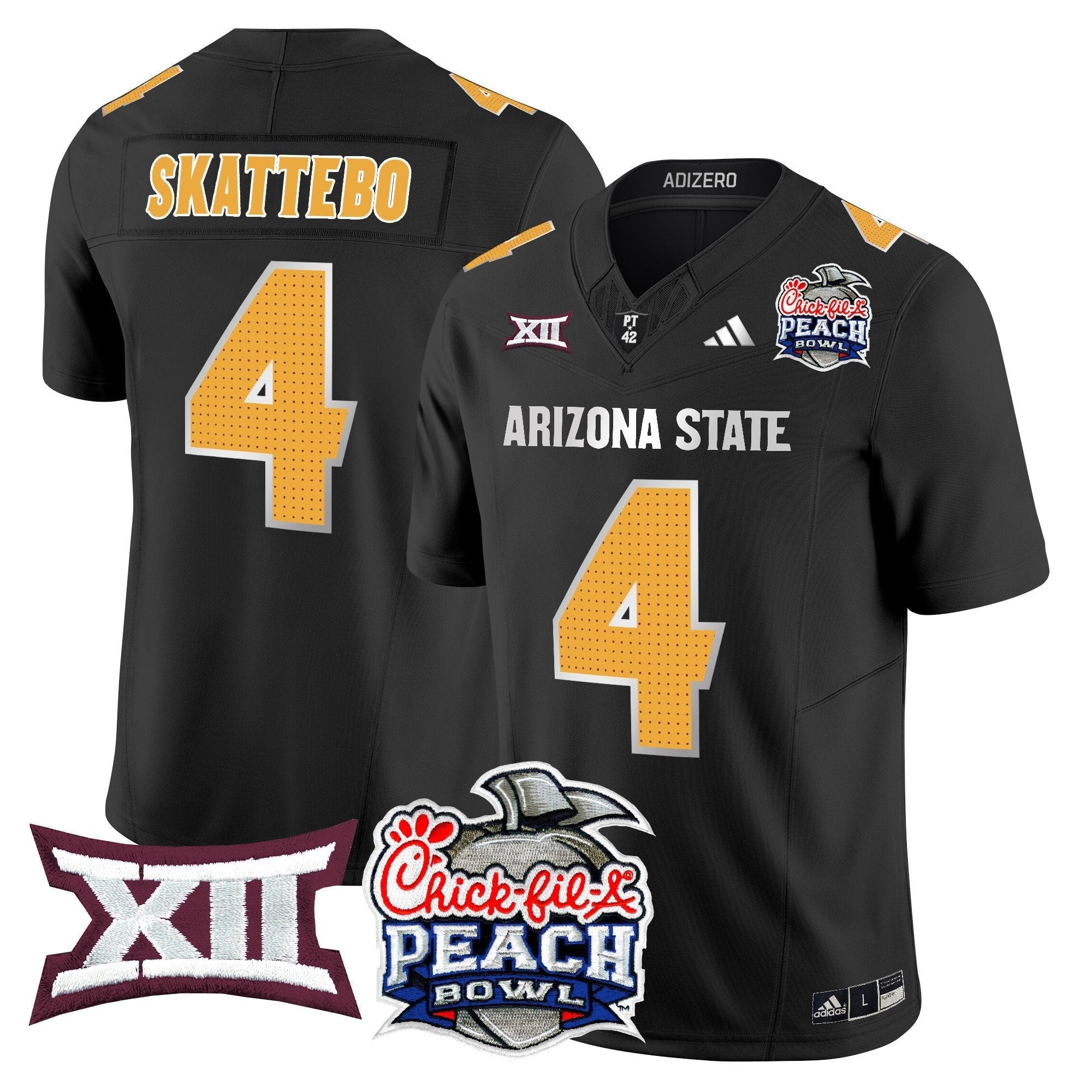 ASU 2025 Peach Bowl Vapor Limited Jersey - All Stitched