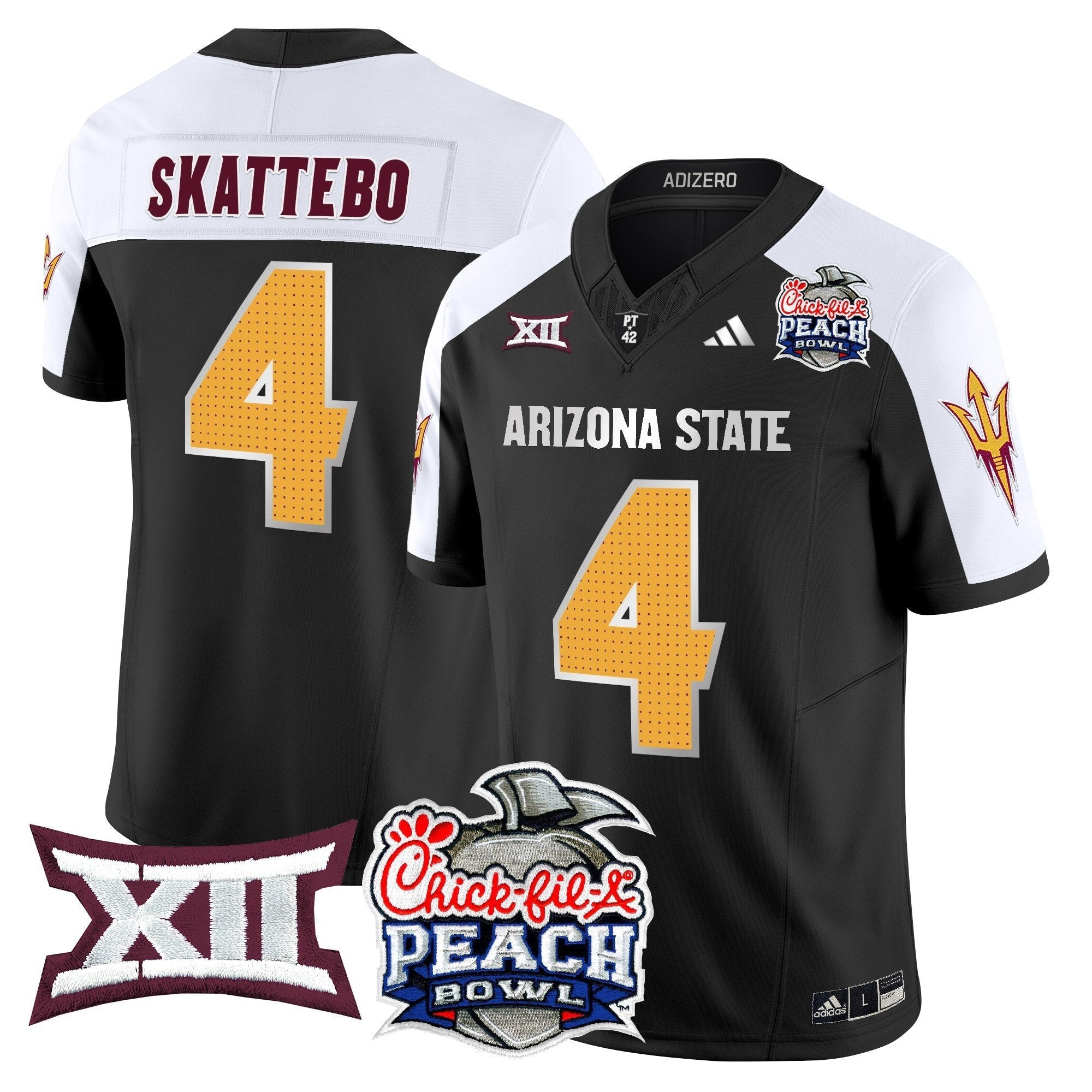 ASU 2025 Peach Bowl Vapor Limited Jersey - All Stitched