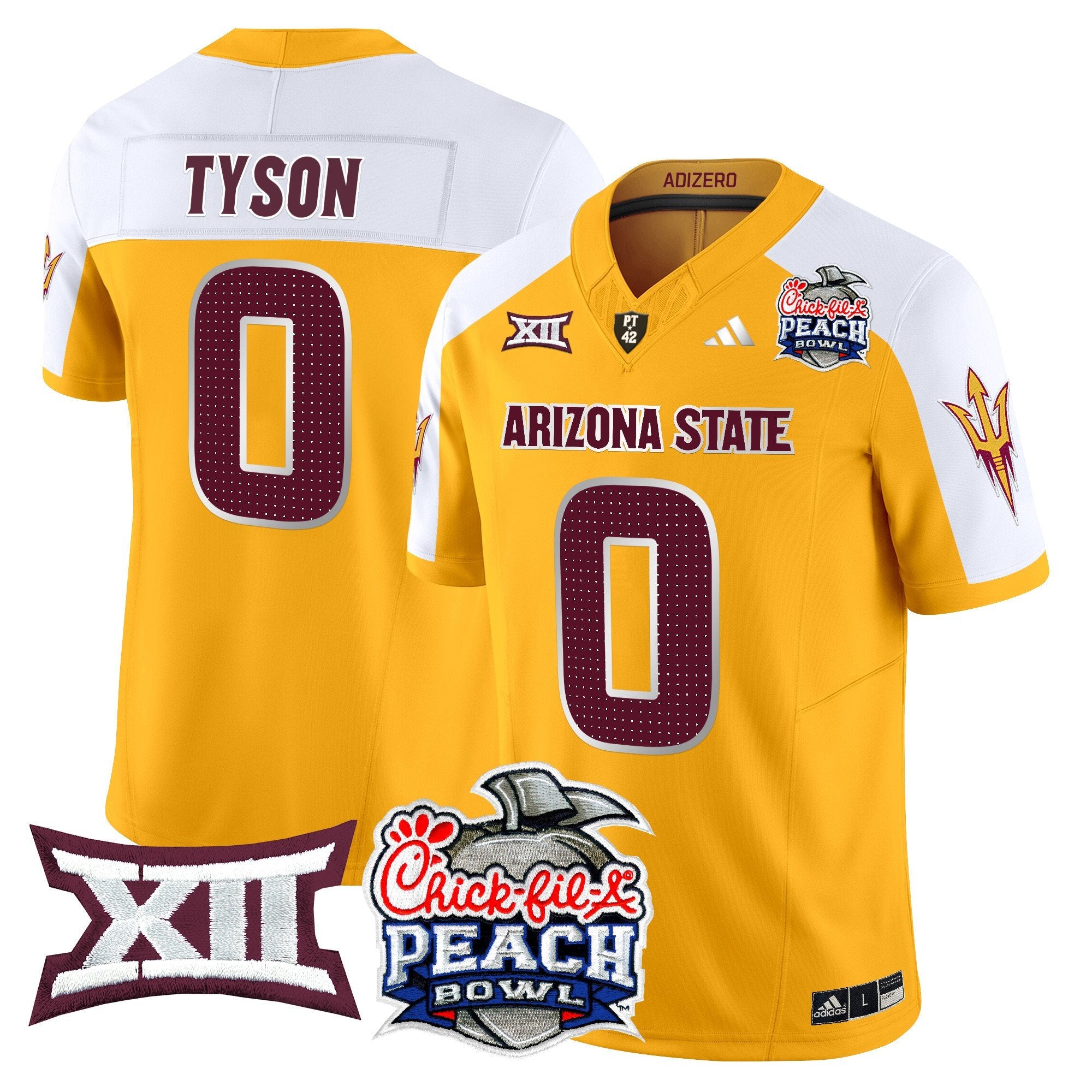 ASU 2025 Peach Bowl Vapor Limited Jersey - All Stitched