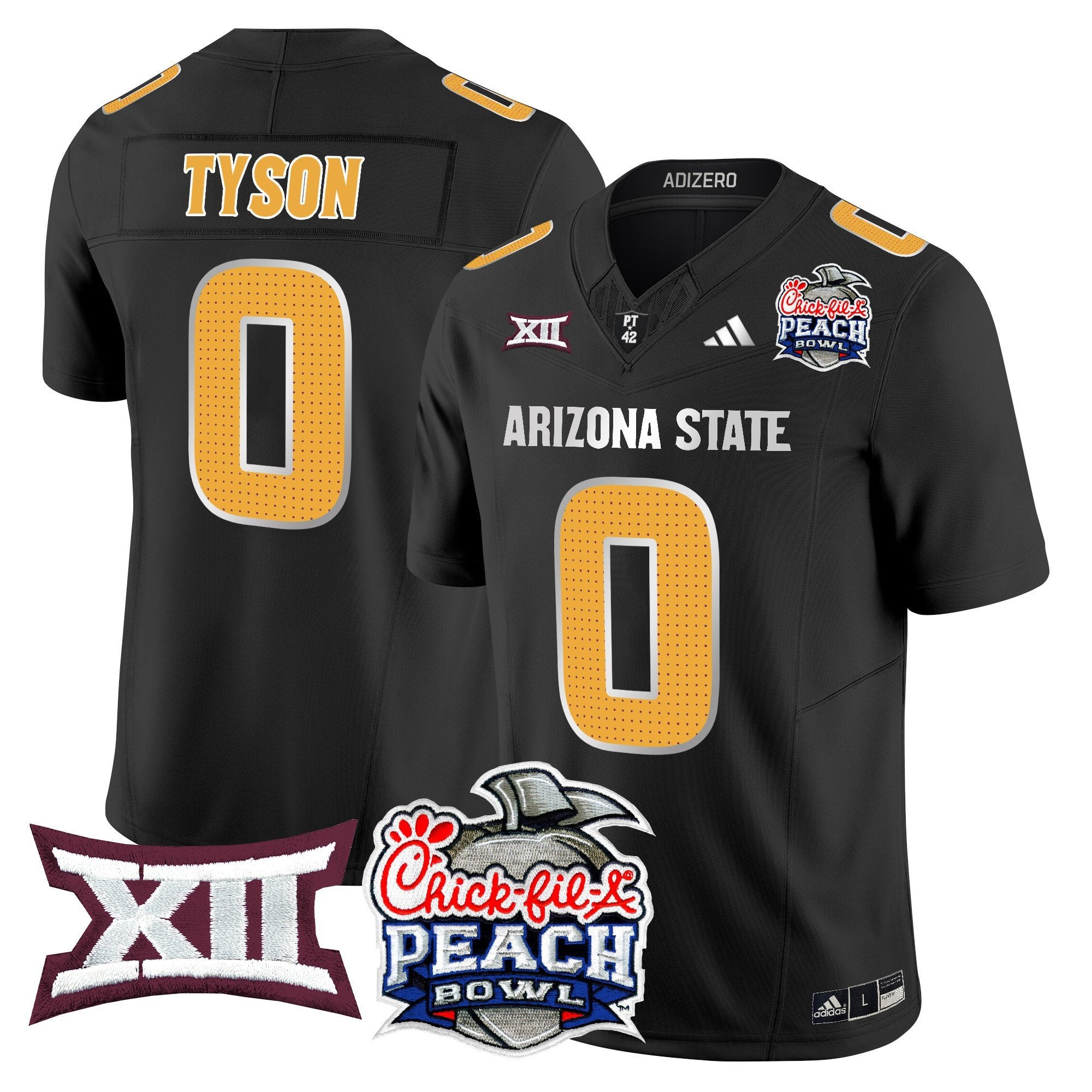 ASU 2025 Peach Bowl Vapor Limited Jersey - All Stitched