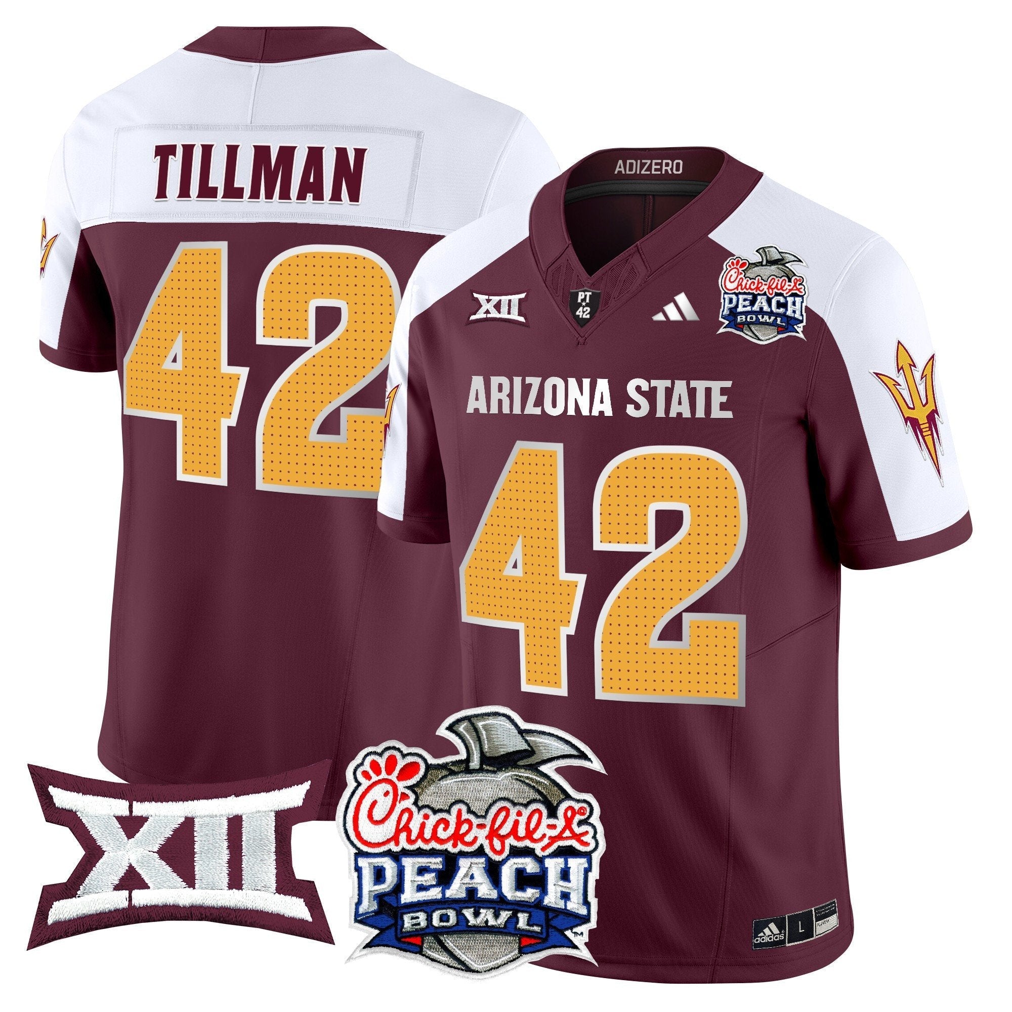 ASU 2025 Peach Bowl Vapor Limited Jersey - All Stitched