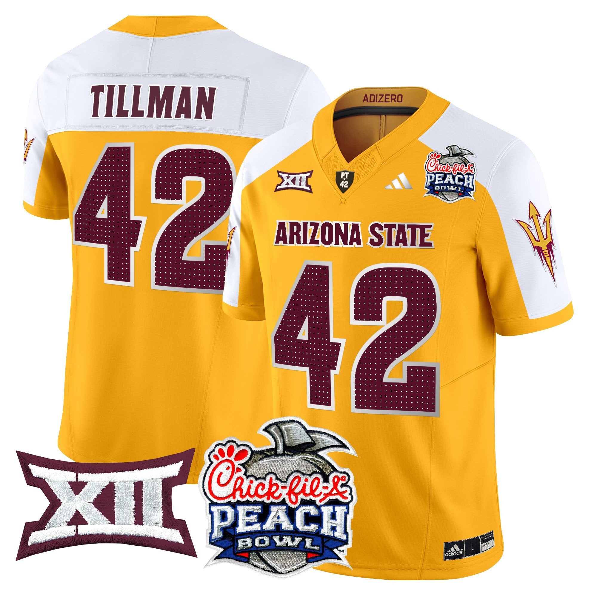 ASU 2025 Peach Bowl Vapor Limited Jersey - All Stitched