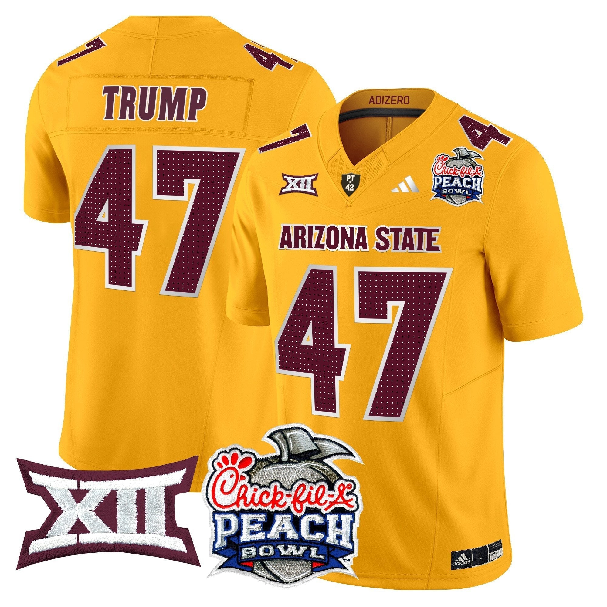 ASU 2025 Peach Bowl Vapor Limited Jersey - All Stitched