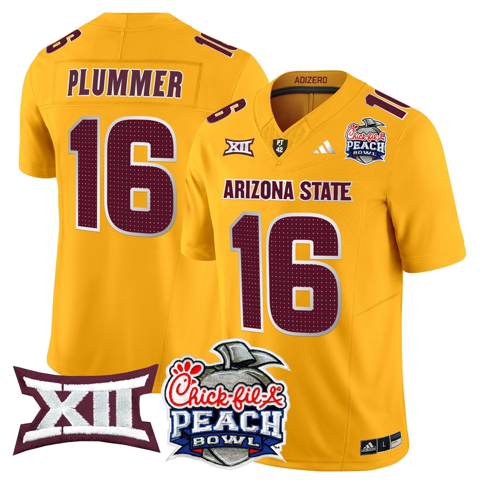 ASU 2025 Peach Bowl Vapor Limited Jersey - All Stitched