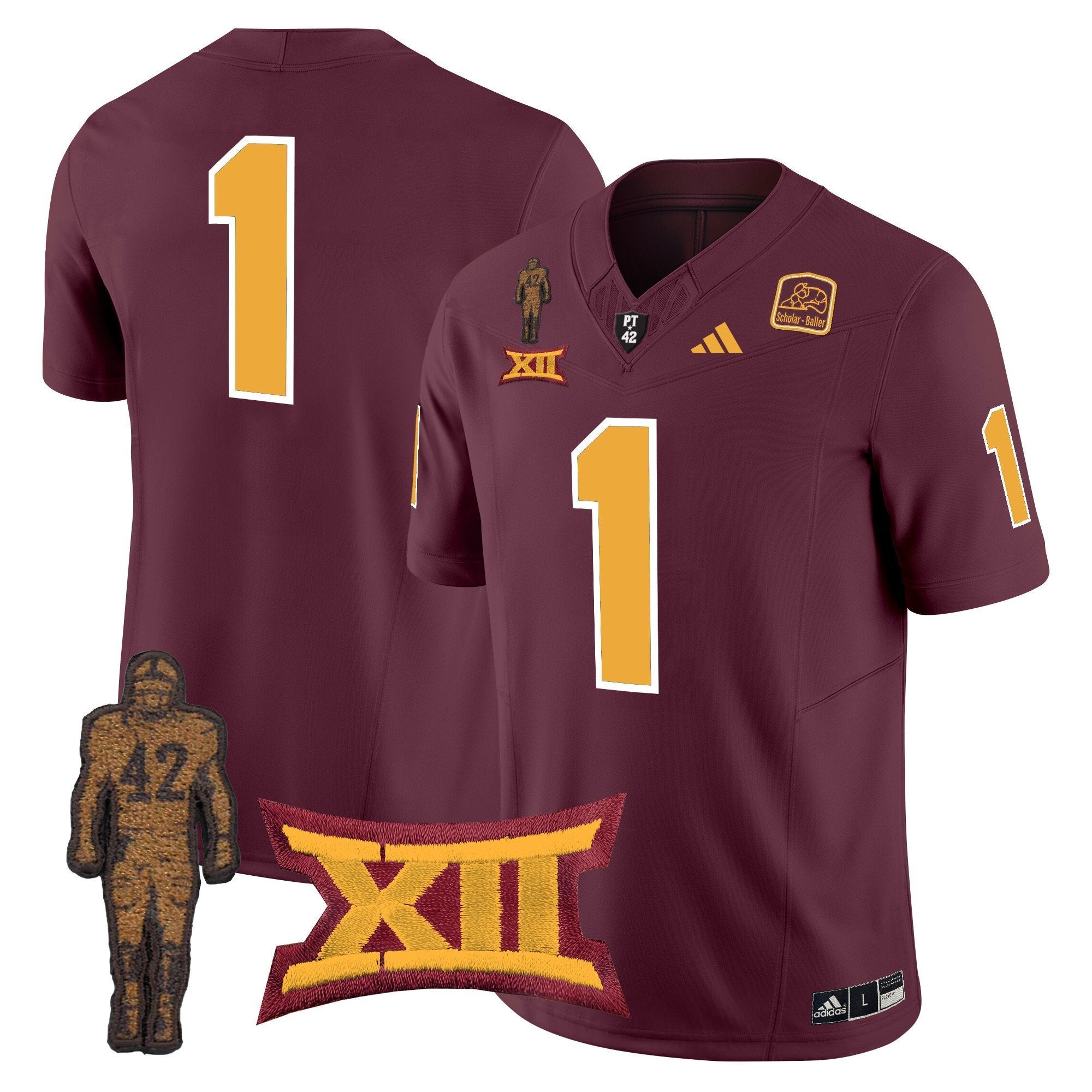ASU Pat Tillman Honoring Patch Vapor Limited Jersey - All Stitched