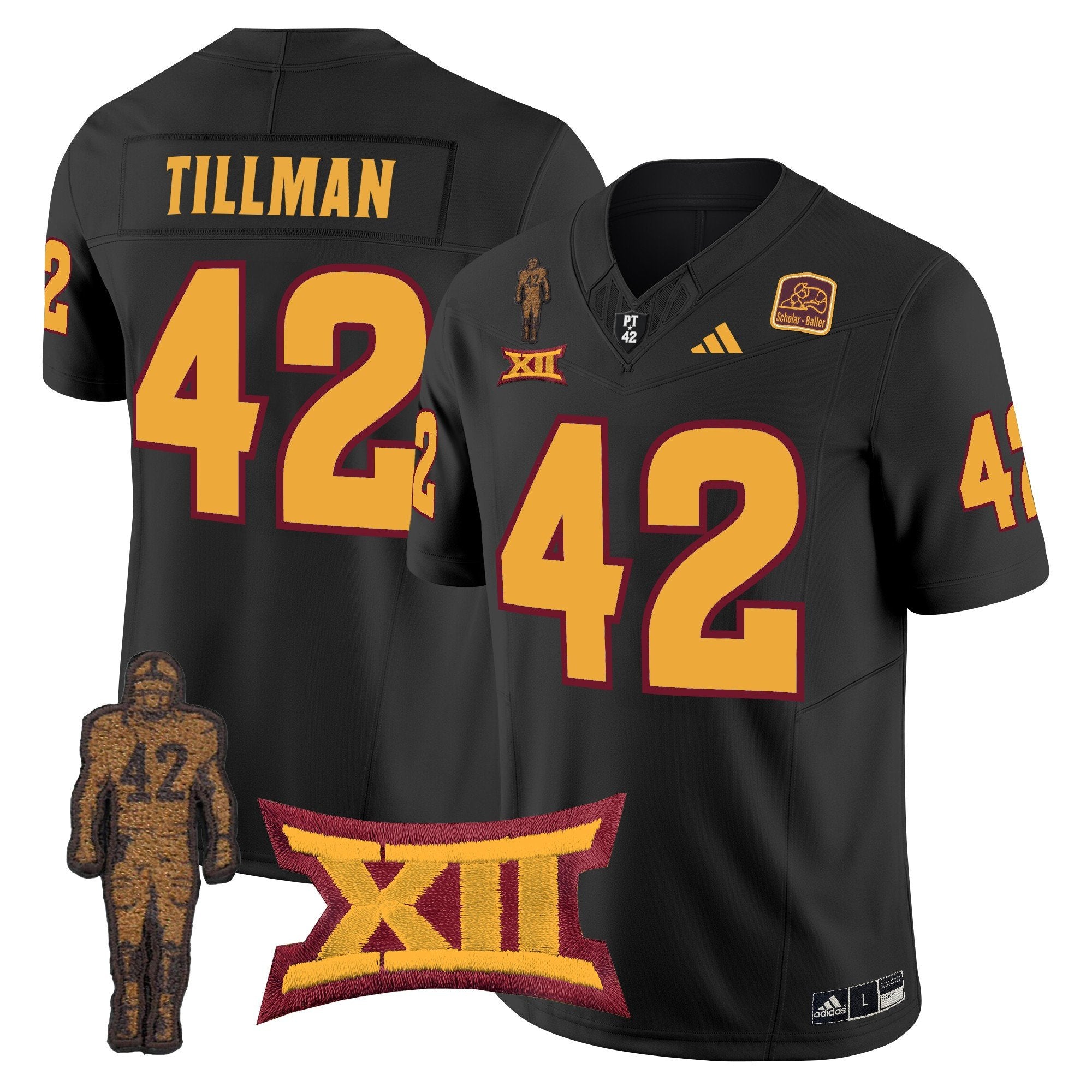 ASU Pat Tillman Honoring Patch Vapor Limited Jersey - All Stitched
