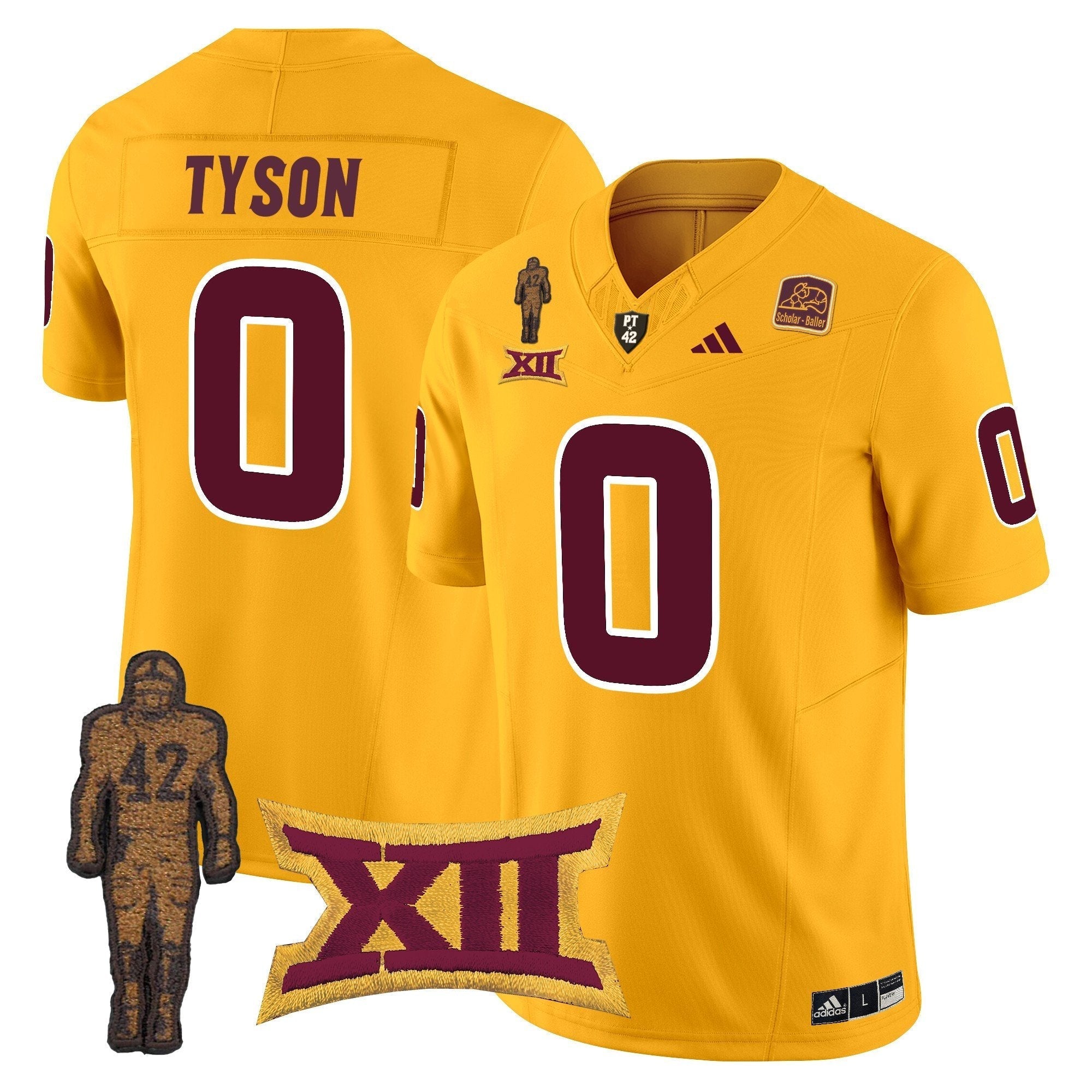 ASU Pat Tillman Honoring Patch Vapor Limited Jersey - All Stitched