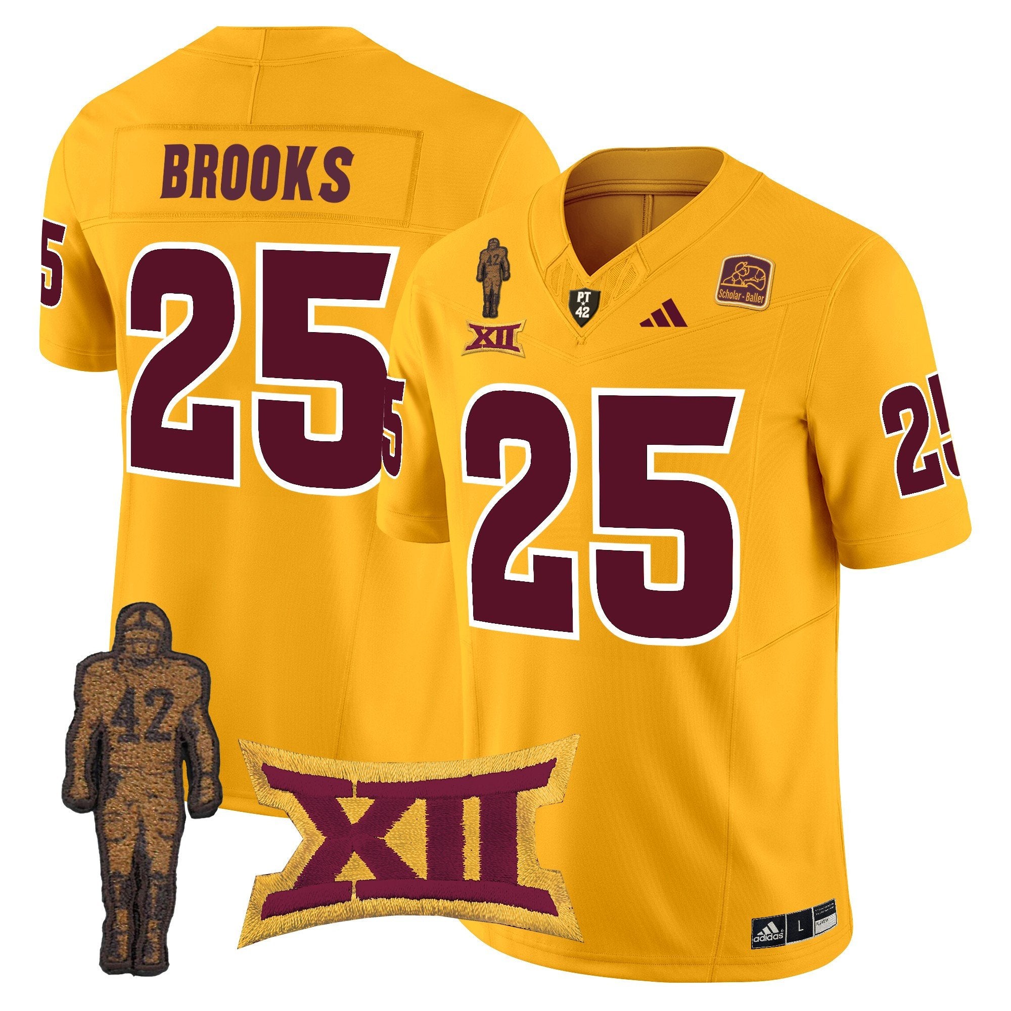 ASU Pat Tillman Honoring Patch Vapor Limited Jersey - All Stitched