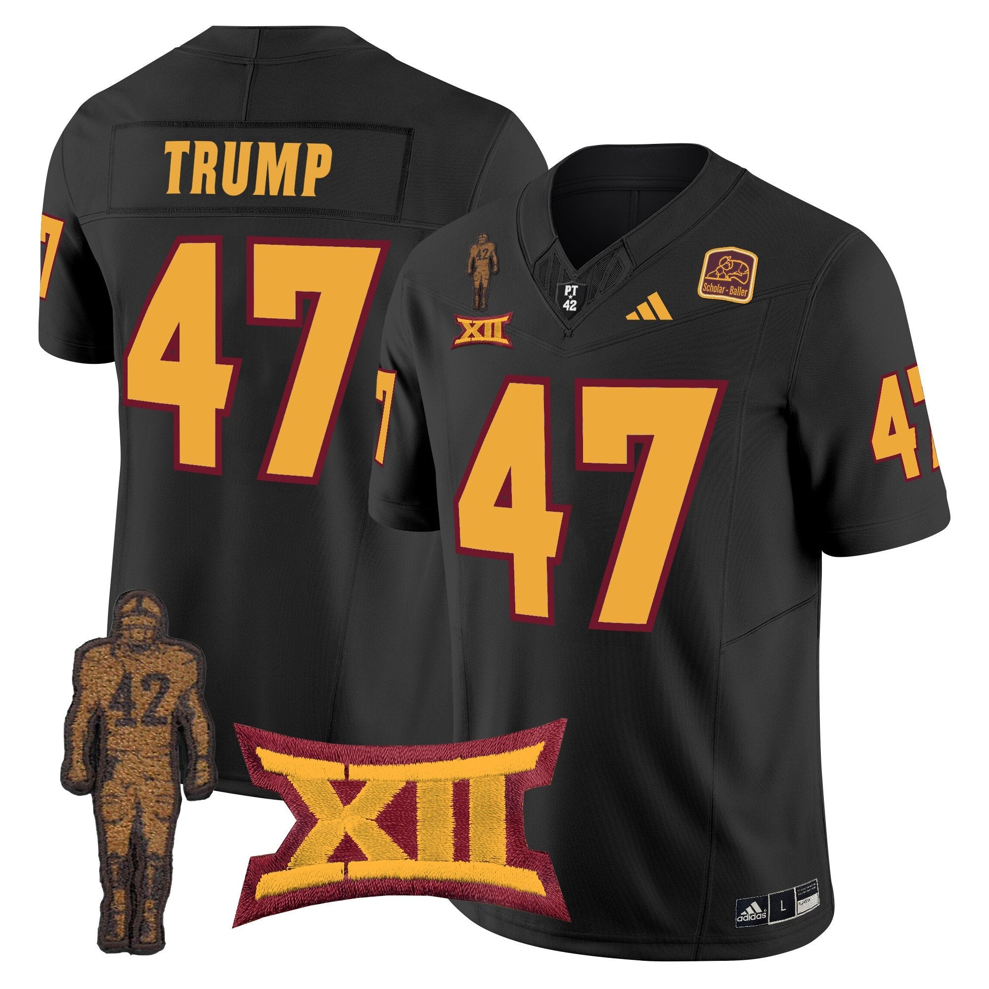 ASU Pat Tillman Honoring Patch Vapor Limited Jersey - All Stitched