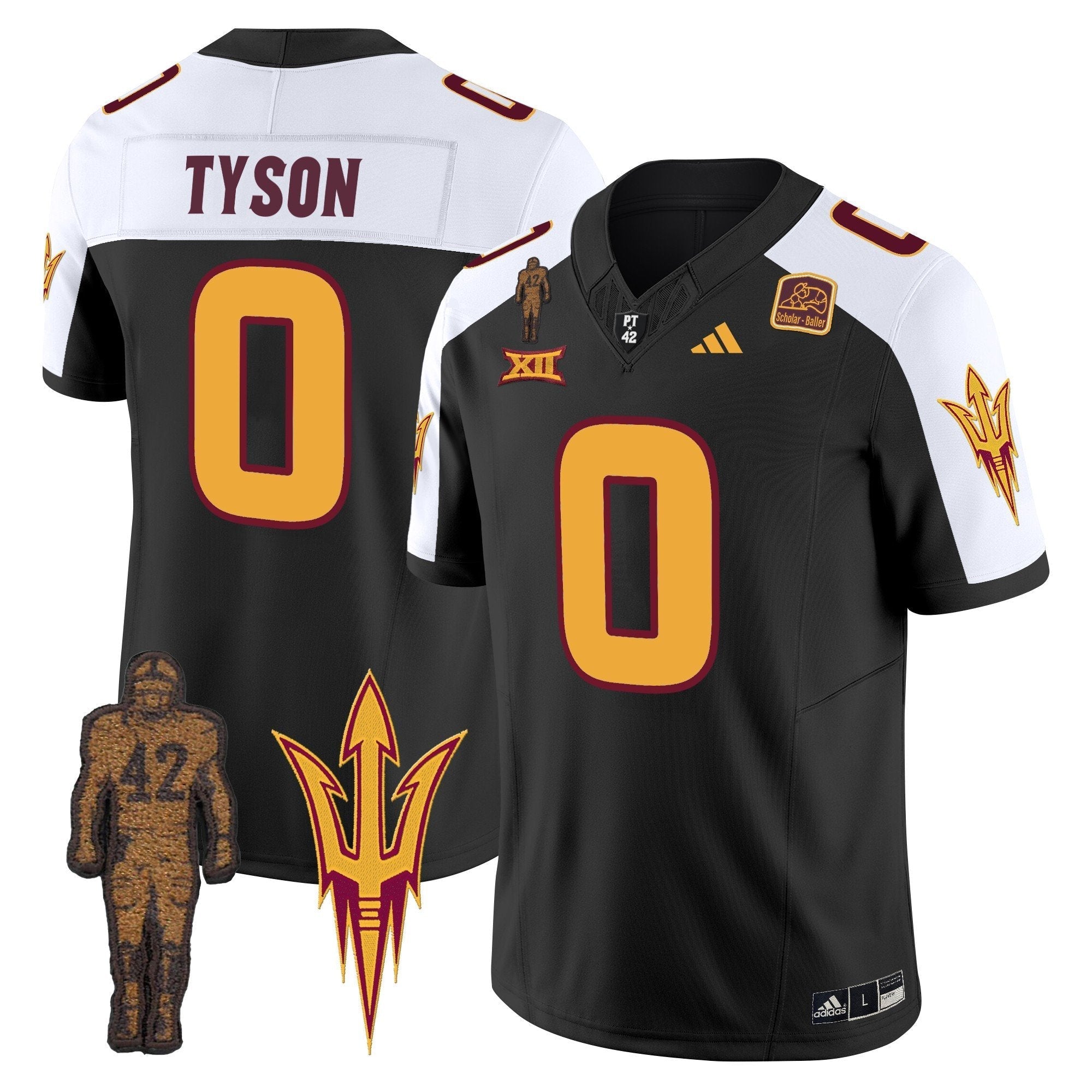 ASU Pat Tillman Honoring Patch Vapor Limited Jersey - All Stitched