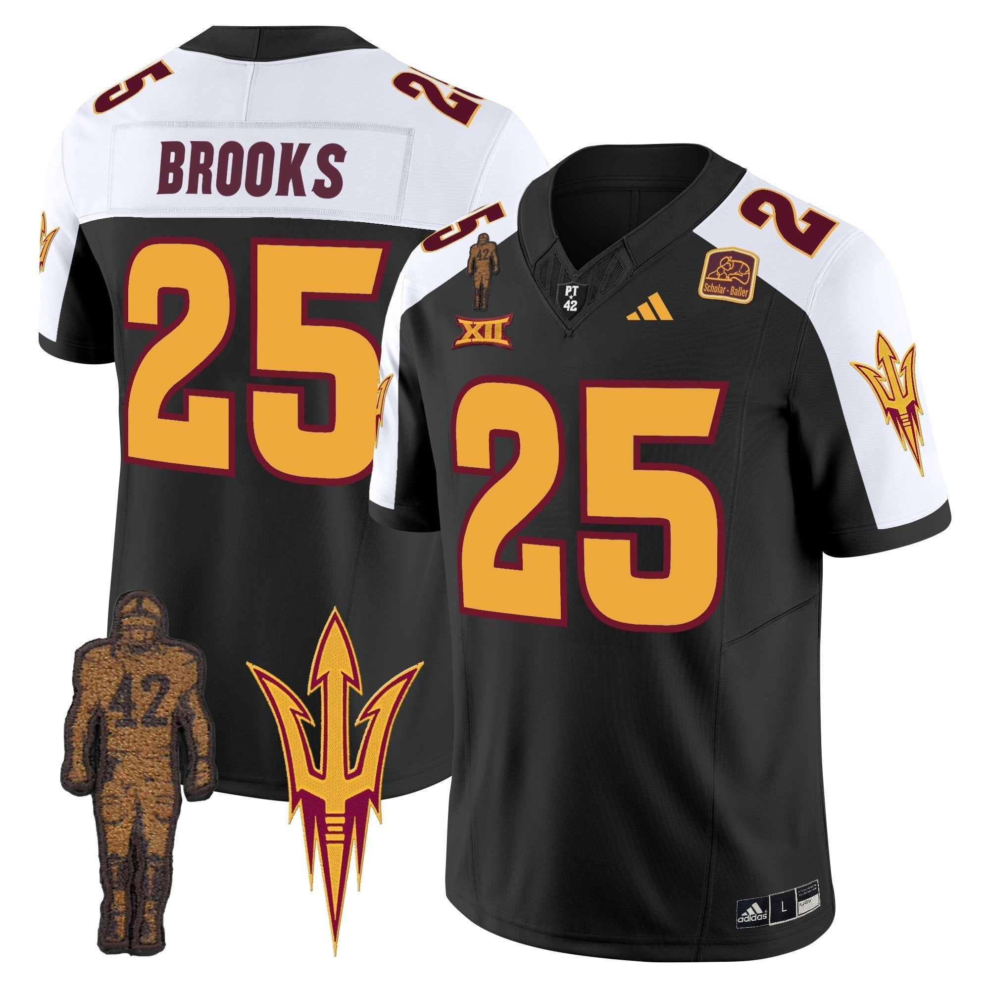 ASU Pat Tillman Honoring Patch Vapor Limited Jersey - All Stitched