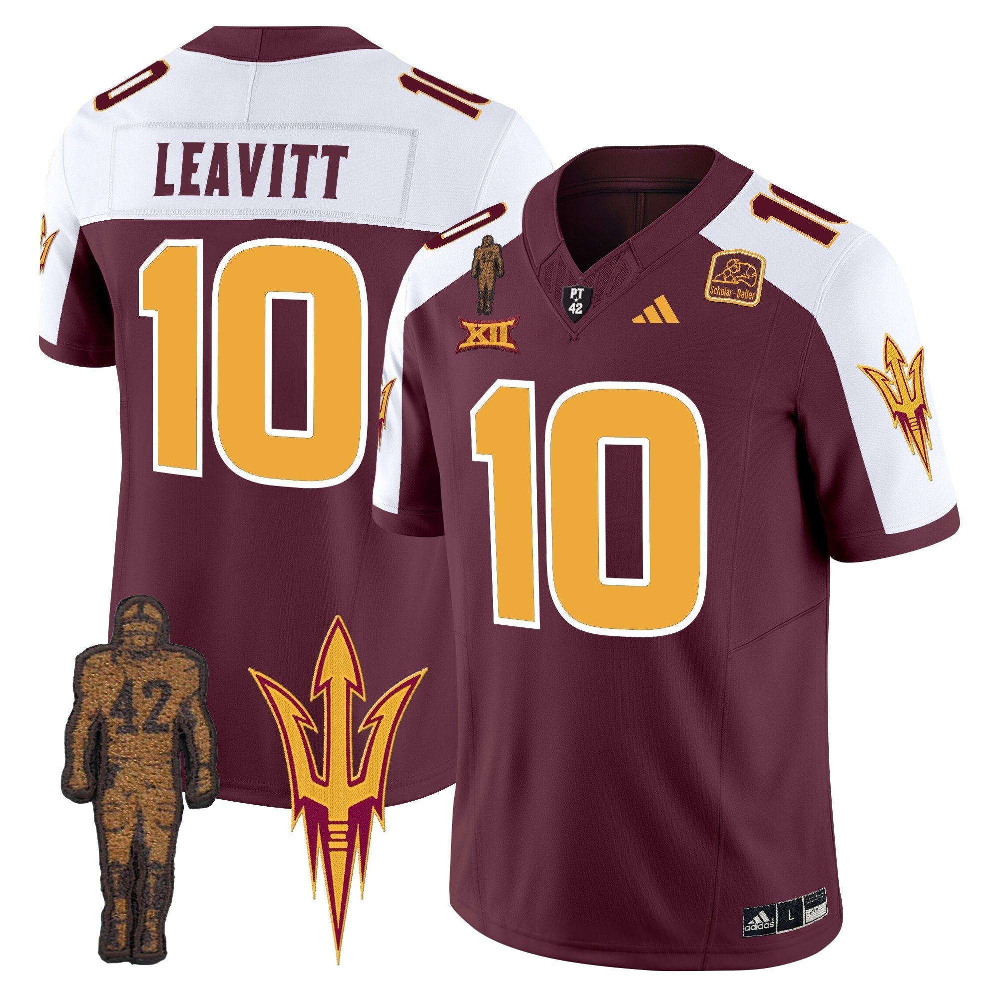 ASU Pat Tillman Honoring Patch Vapor Limited Jersey - All Stitched