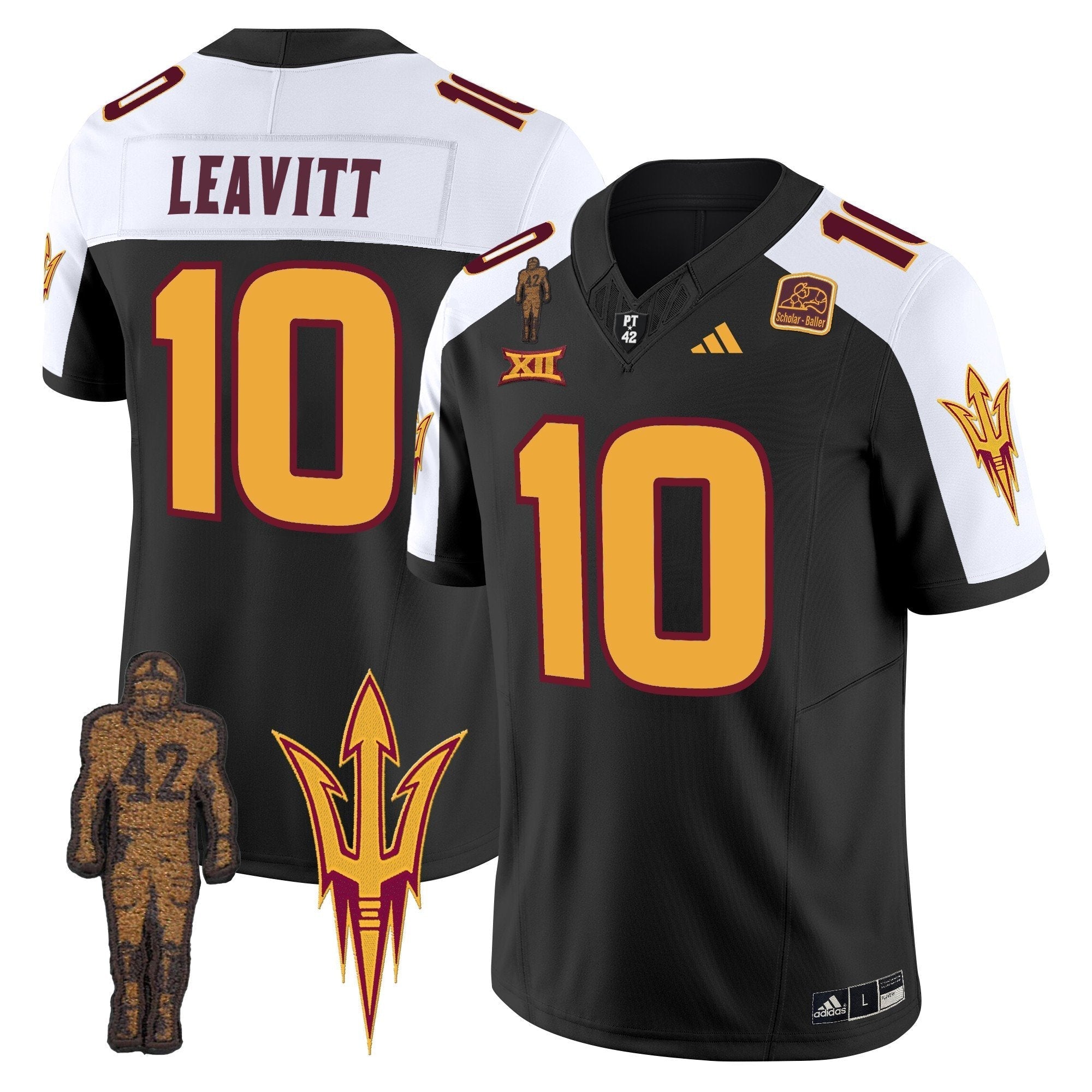 ASU Pat Tillman Honoring Patch Vapor Limited Jersey - All Stitched