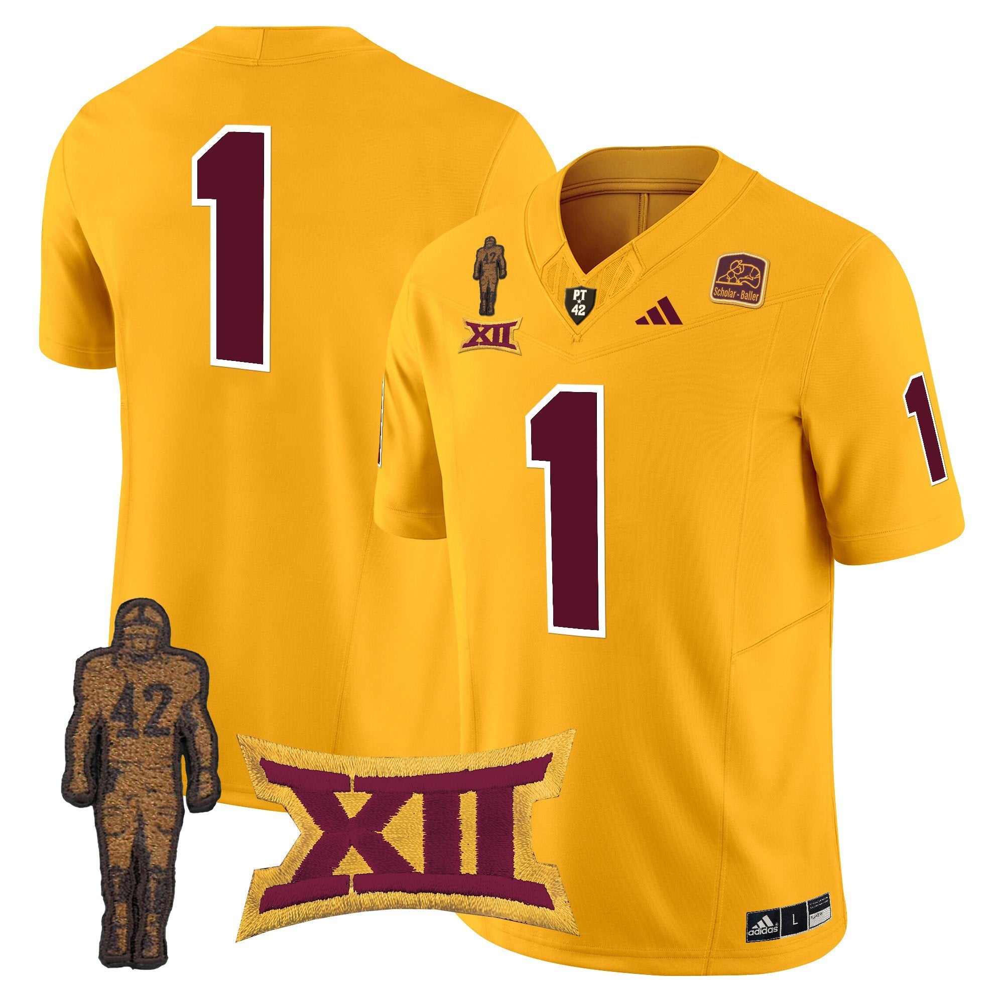 ASU Pat Tillman Honoring Patch Vapor Limited Jersey - All Stitched