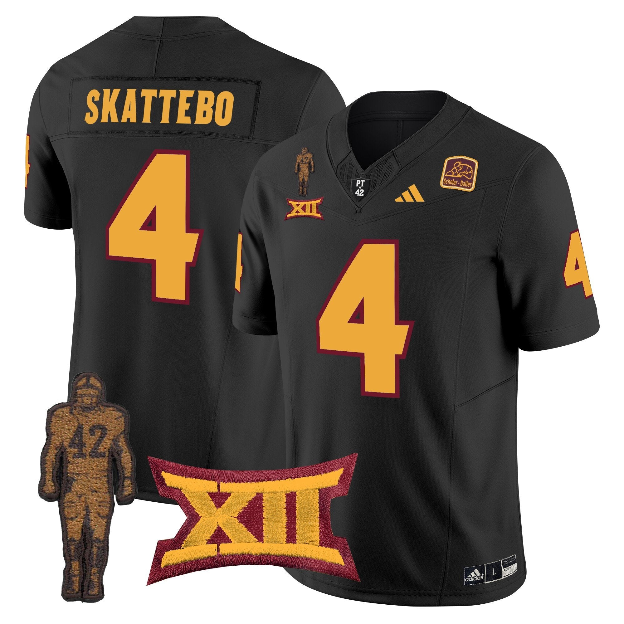 ASU Pat Tillman Honoring Patch Vapor Limited Jersey - All Stitched