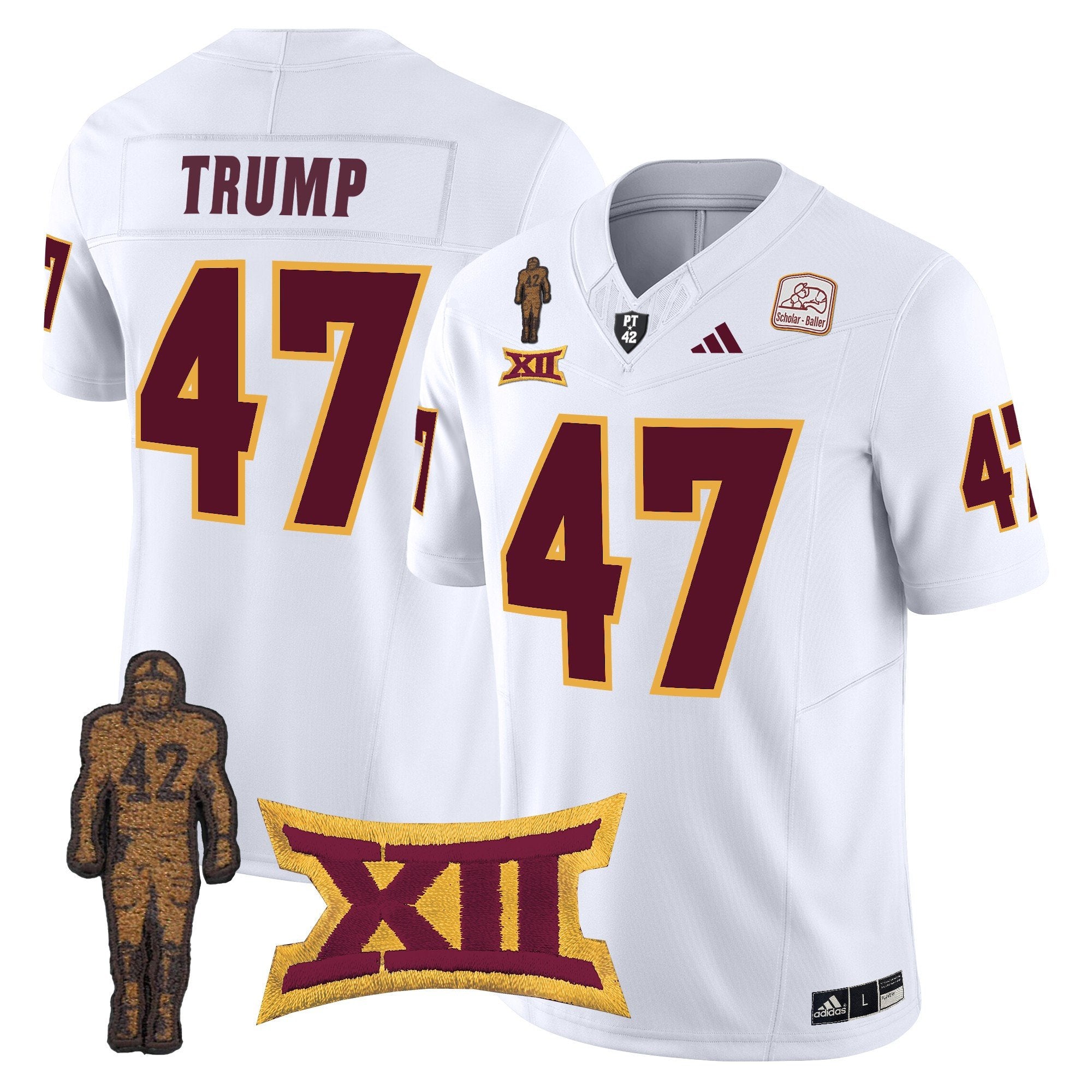 ASU Pat Tillman Honoring Patch Vapor Limited Jersey - All Stitched