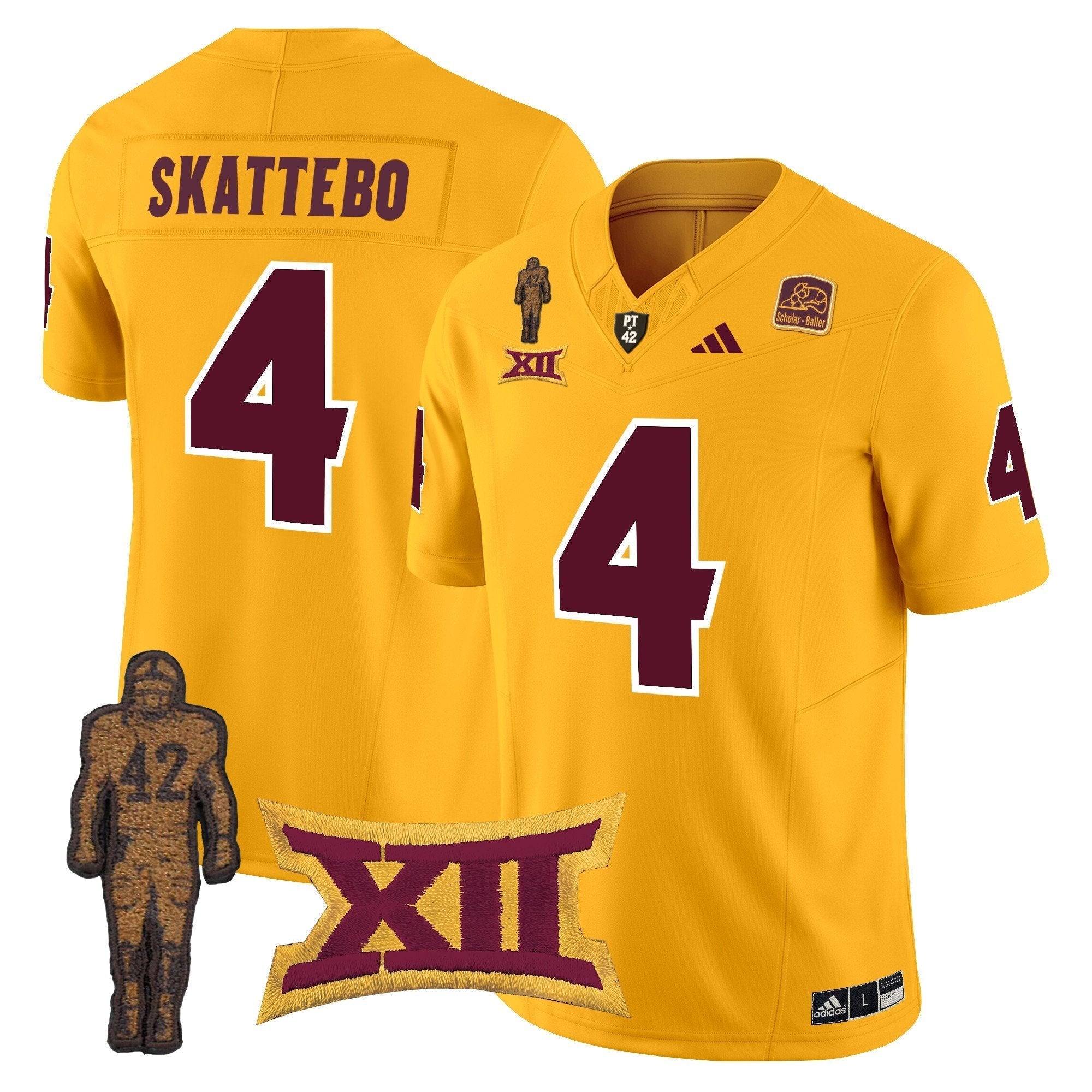 ASU Pat Tillman Honoring Patch Vapor Limited Jersey - All Stitched