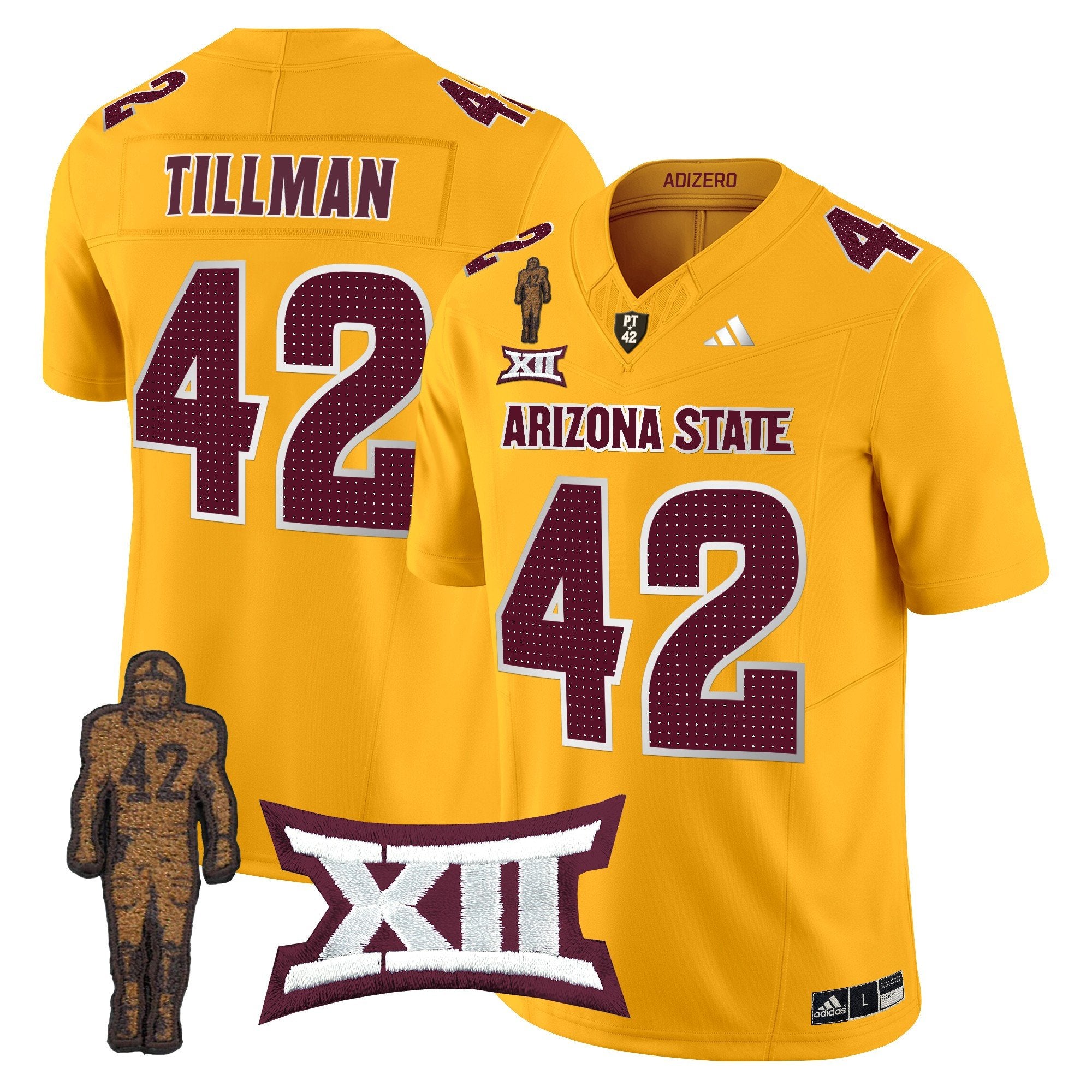 ASU 2024 Pat Tillman Honoring Patch Vapor Limited Jersey V2 - All Stitched