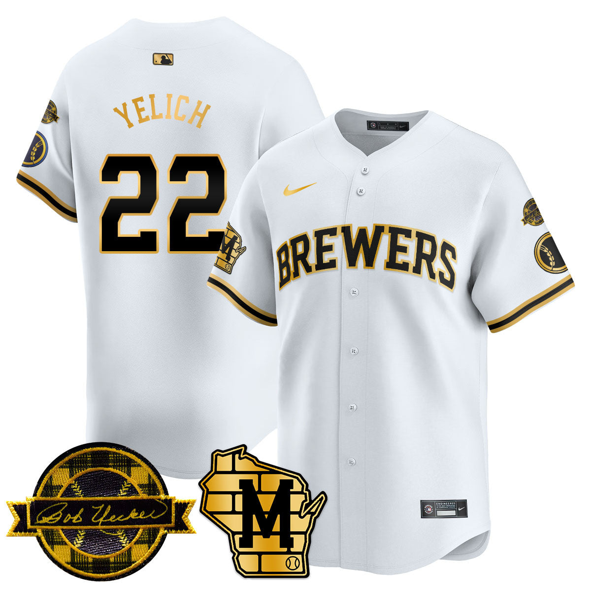 MIL 2026 Limited Jersey - Bob Uecker Patch - All Stitched