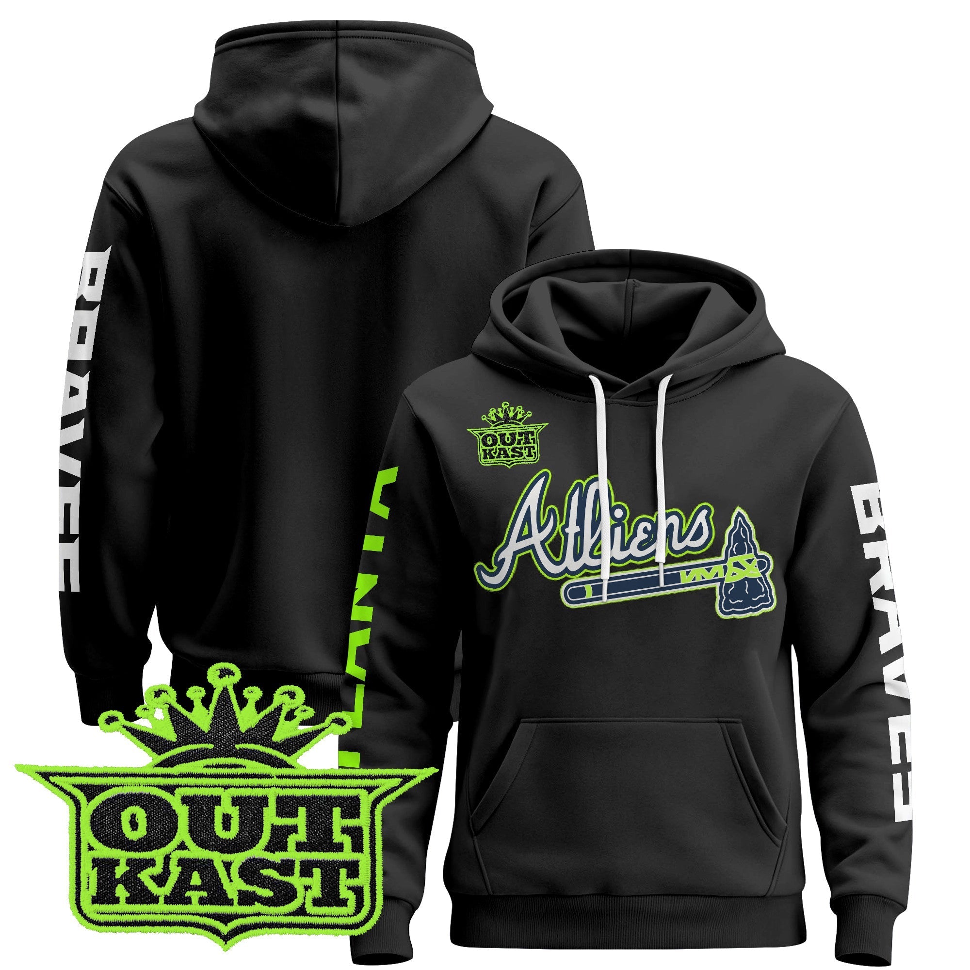 ATL 2025 Atliens Pullover Hoodie - All Stitched