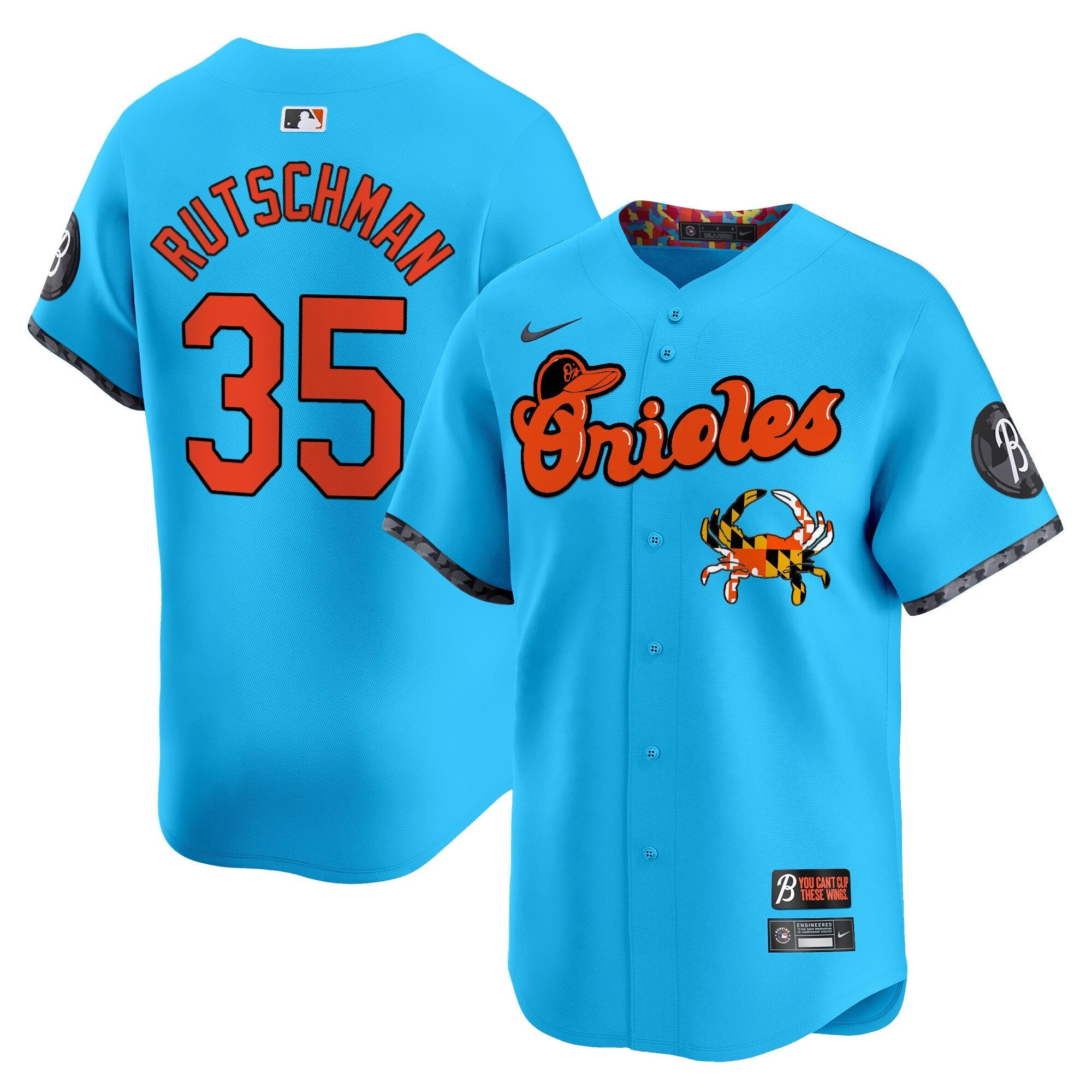 BAL Maryland Blue Crab Vapor Premier Limited Jersey - All Stitched