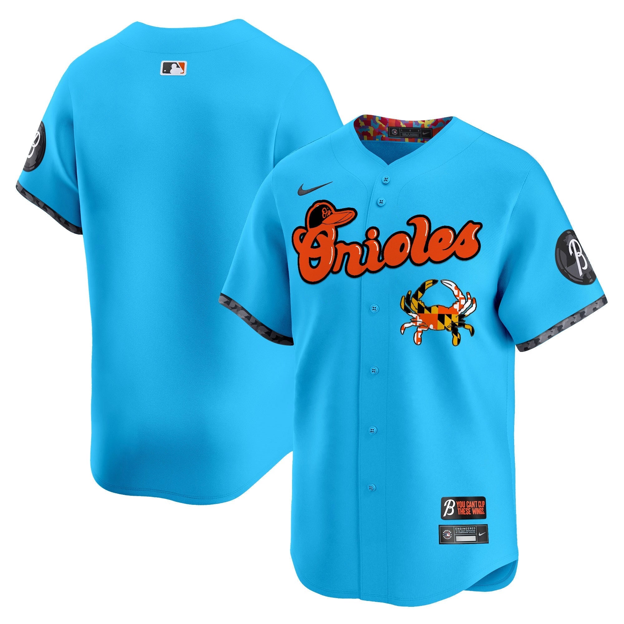BAL Maryland Blue Crab Vapor Premier Limited Jersey - All Stitched