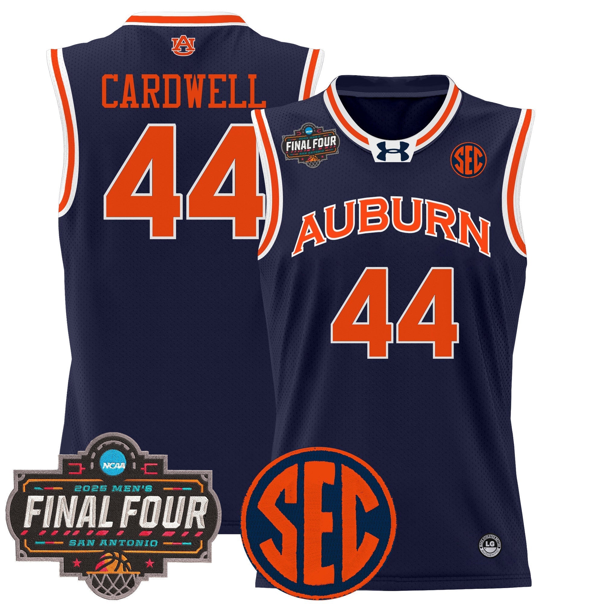 AUB 2025 Final Four Patch Lightweight Basketball Jersey - All Stitched