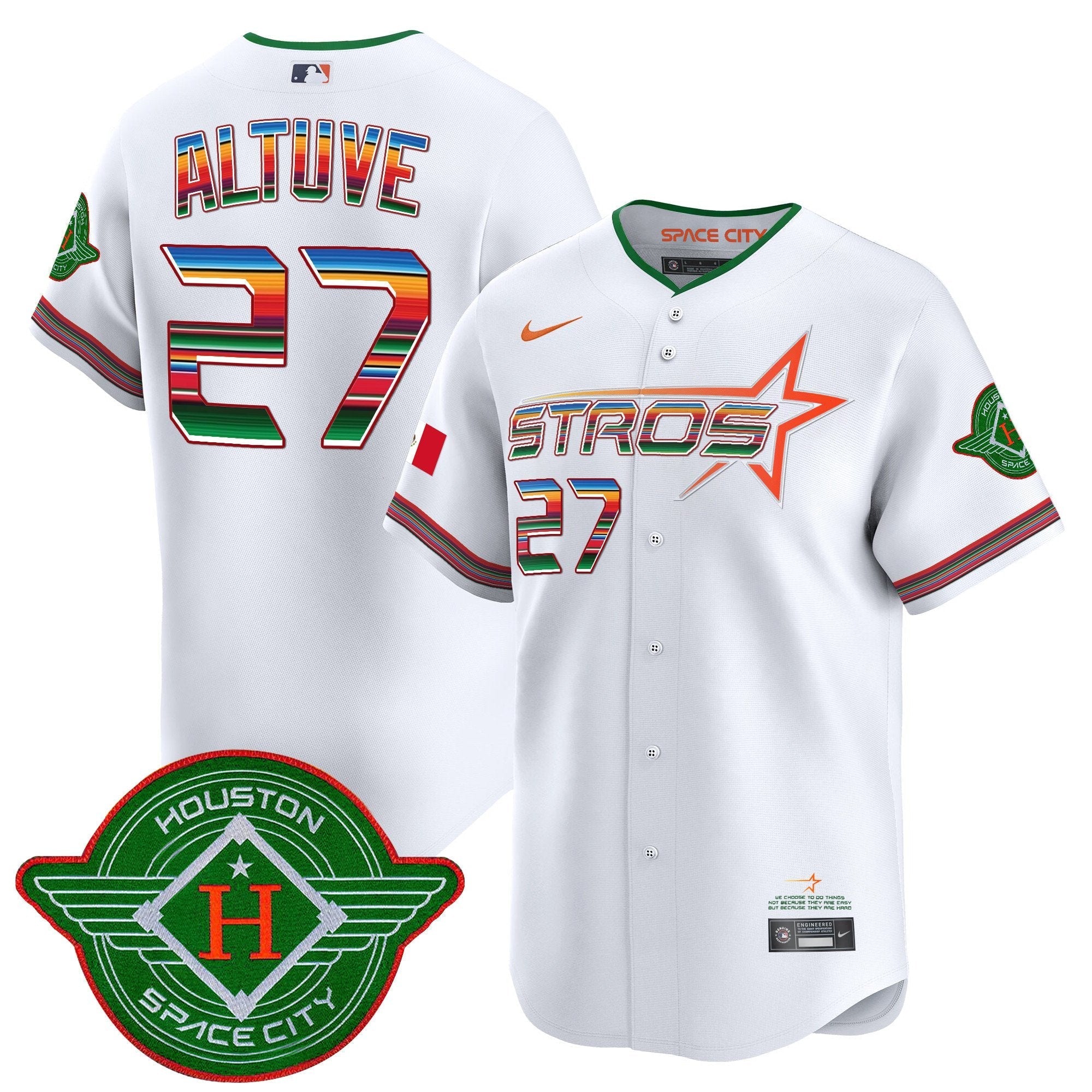 Astros 2025 City Connect Mexico Vapor Premier Limited Jersey - All Stitched