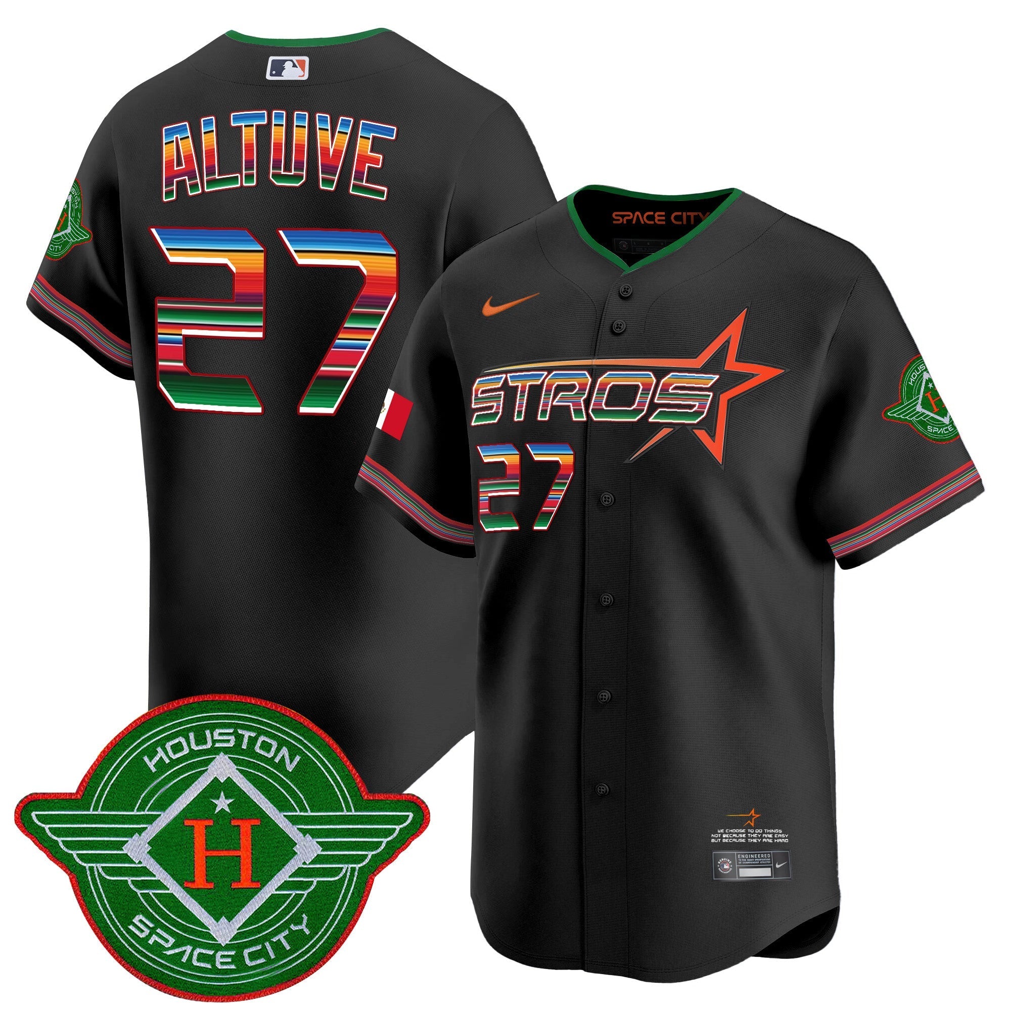 Astros 2025 City Connect Mexico Vapor Premier Limited Jersey - All Stitched