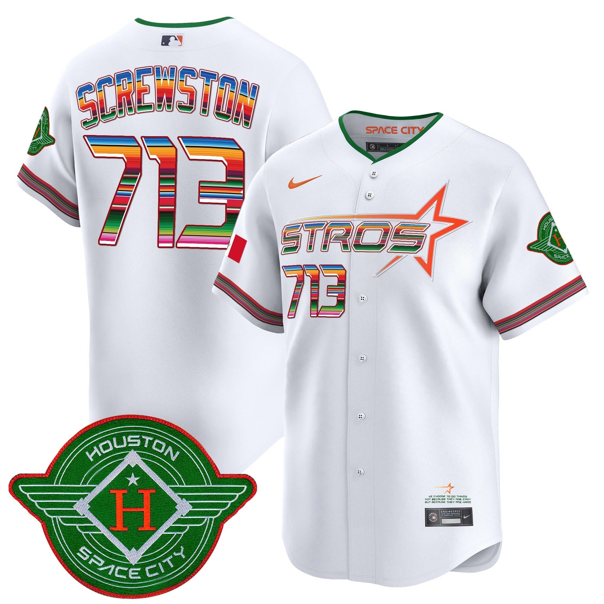 Astros 2025 City Connect Mexico Vapor Premier Limited Jersey - All Stitched