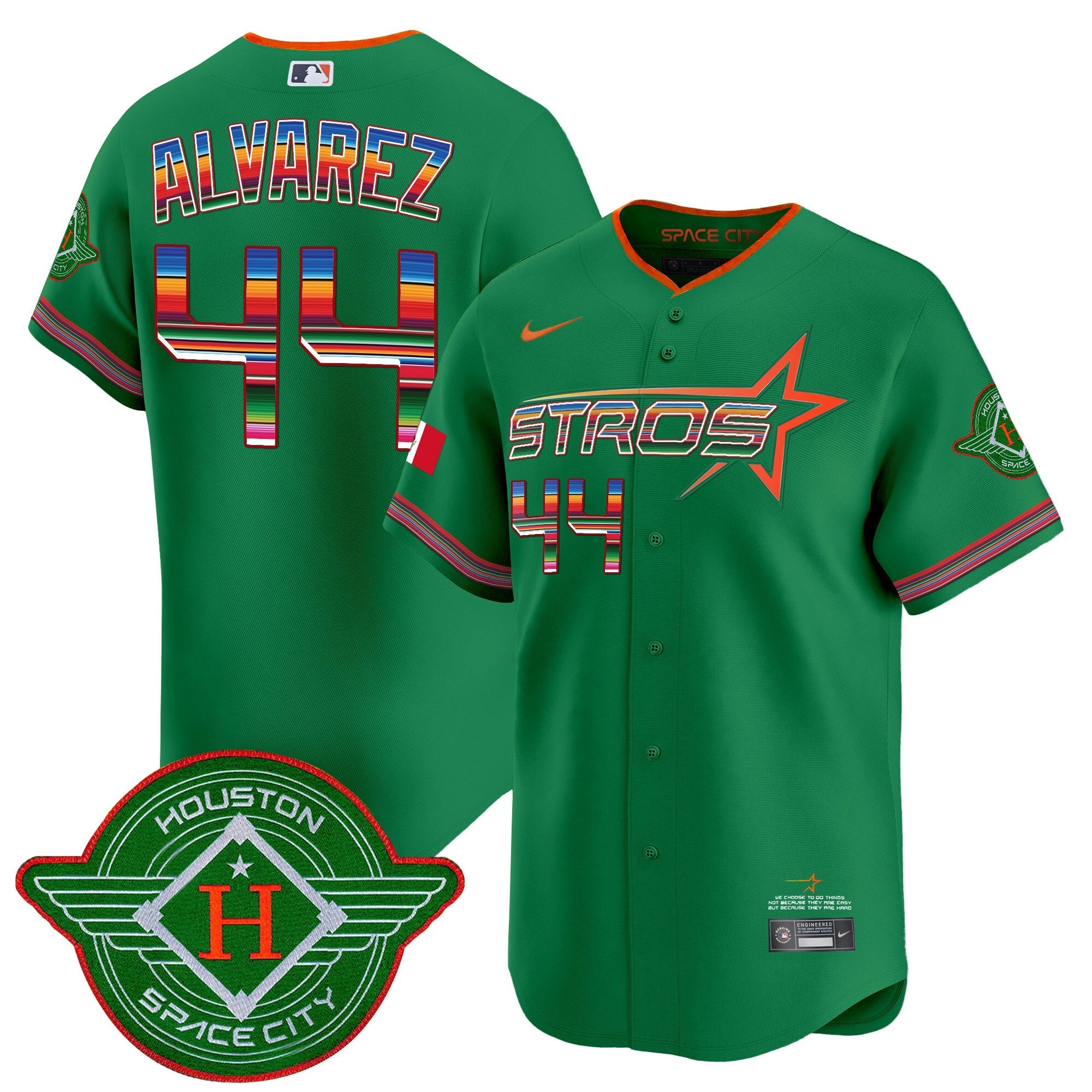Astros 2025 City Connect Mexico Vapor Premier Limited Jersey - All Stitched