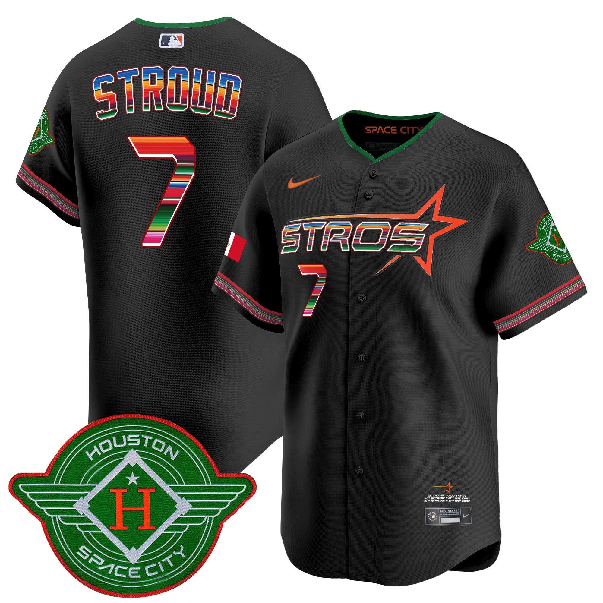 Astros 2025 City Connect Mexico Vapor Premier Limited Jersey - All Stitched