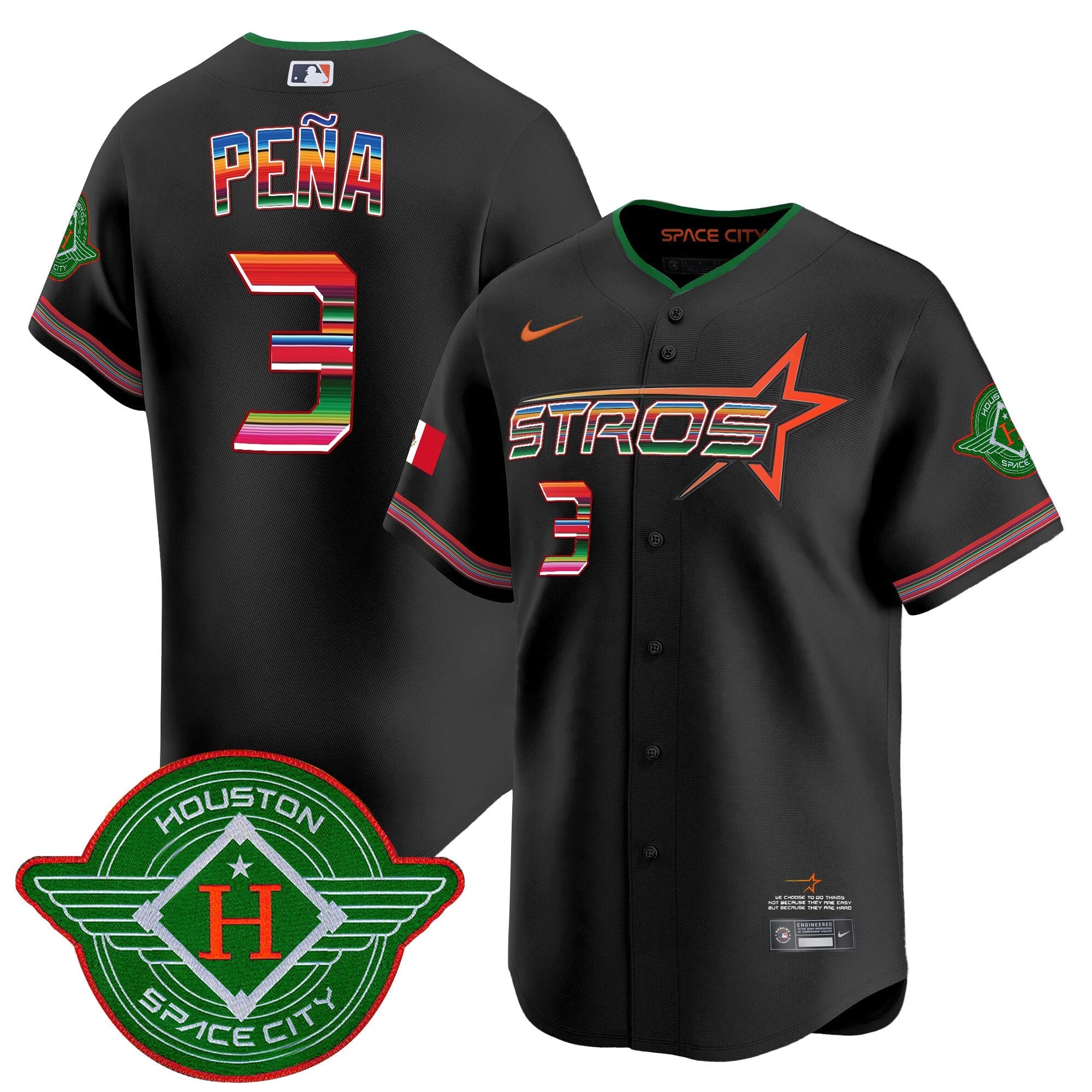 Astros 2025 City Connect Mexico Vapor Premier Limited Jersey - All Stitched