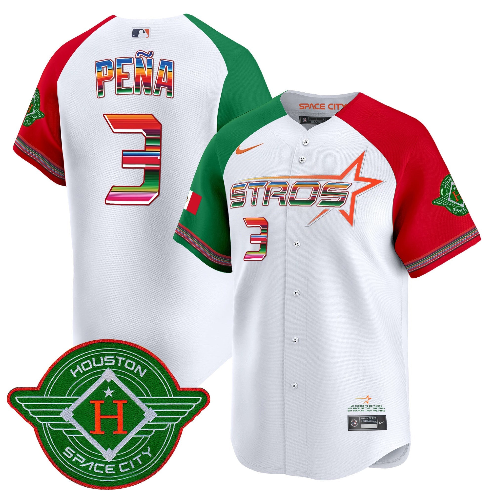 Astros 2025 City Connect Mexico Vapor Premier Limited Jersey - All Stitched