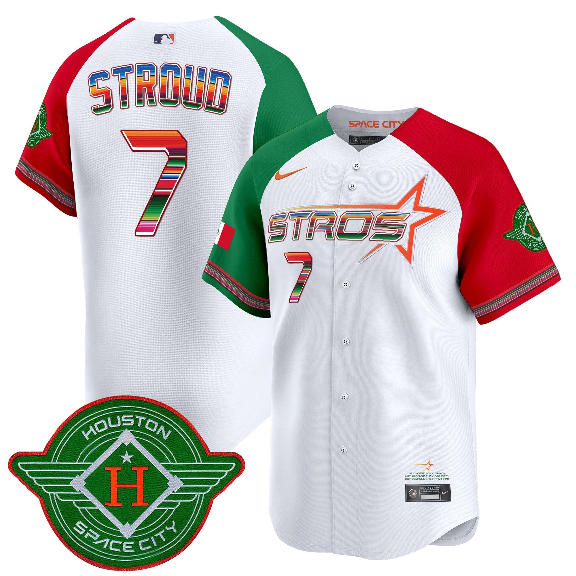 Astros 2025 City Connect Mexico Vapor Premier Limited Jersey - All Stitched