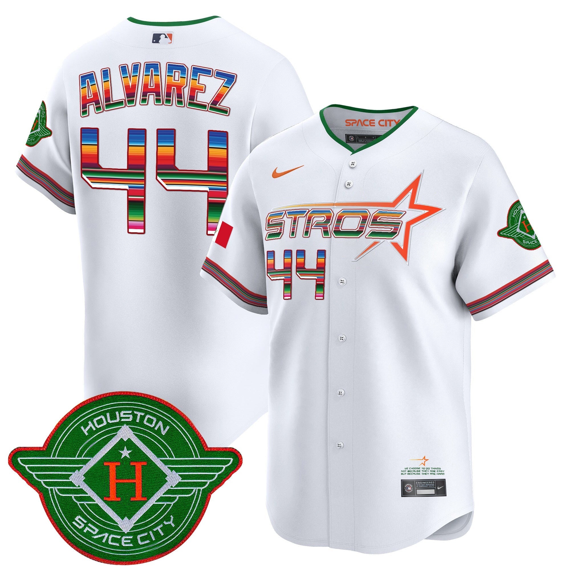 Astros 2025 City Connect Mexico Vapor Premier Limited Jersey - All Stitched