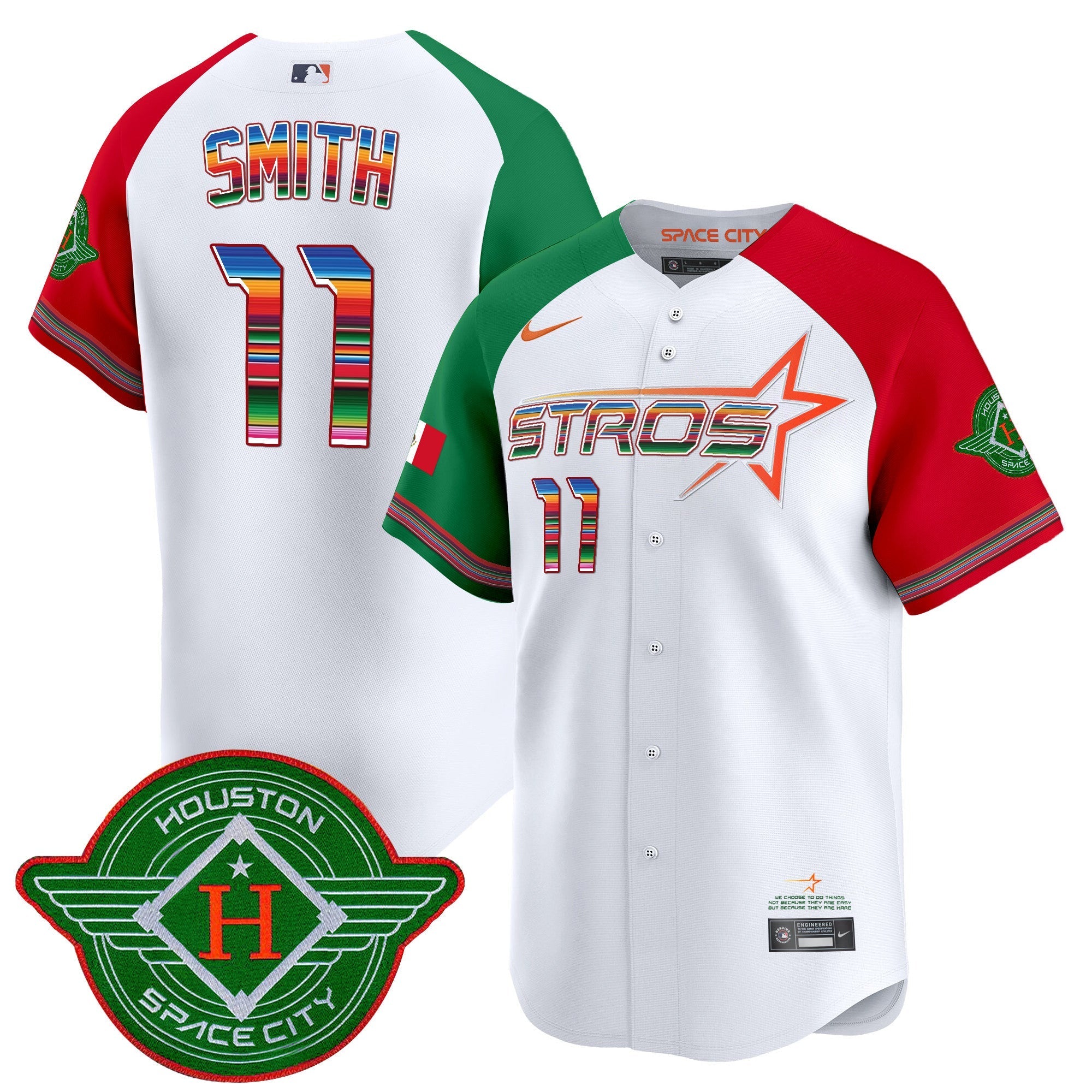 Astros 2025 City Connect Mexico Vapor Premier Limited Jersey - All Stitched
