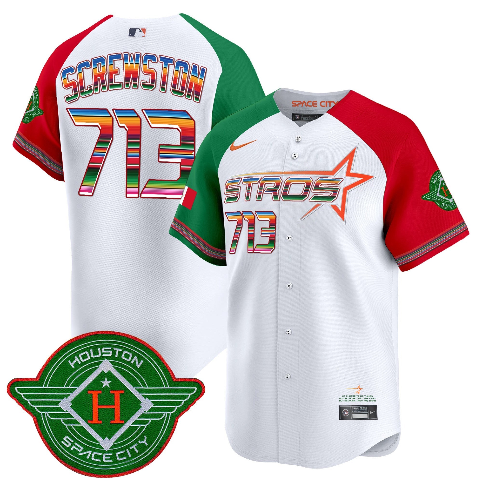 Astros 2025 City Connect Mexico Vapor Premier Limited Jersey - All Stitched
