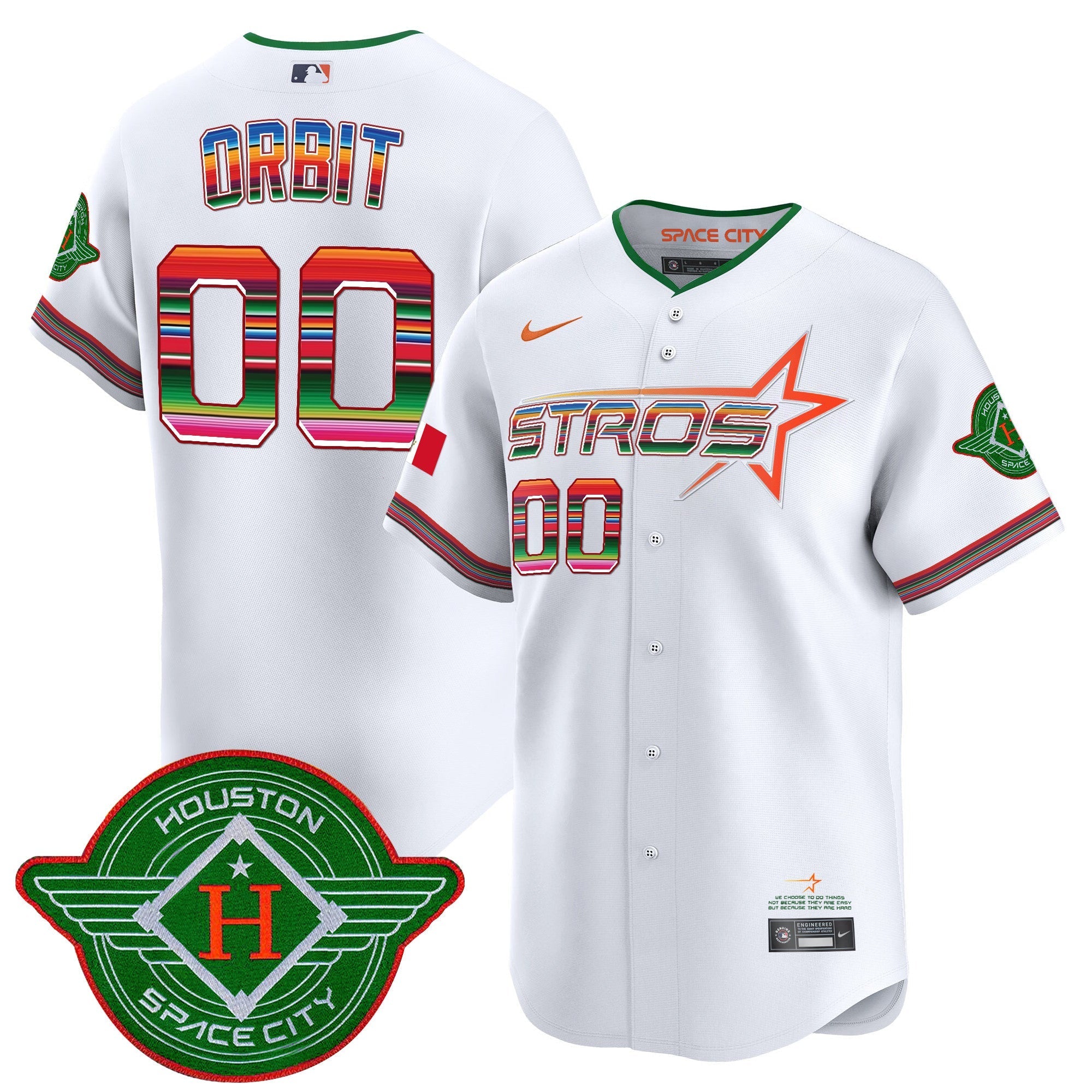 Astros 2025 City Connect Mexico Vapor Premier Limited Jersey - All Stitched