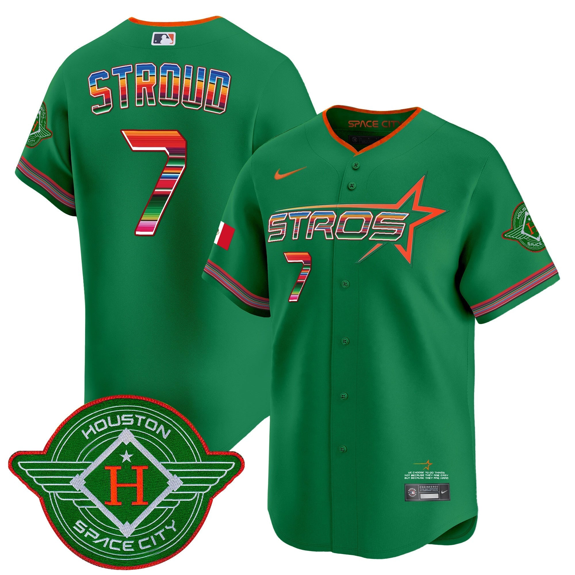 Astros 2025 City Connect Mexico Vapor Premier Limited Jersey - All Stitched