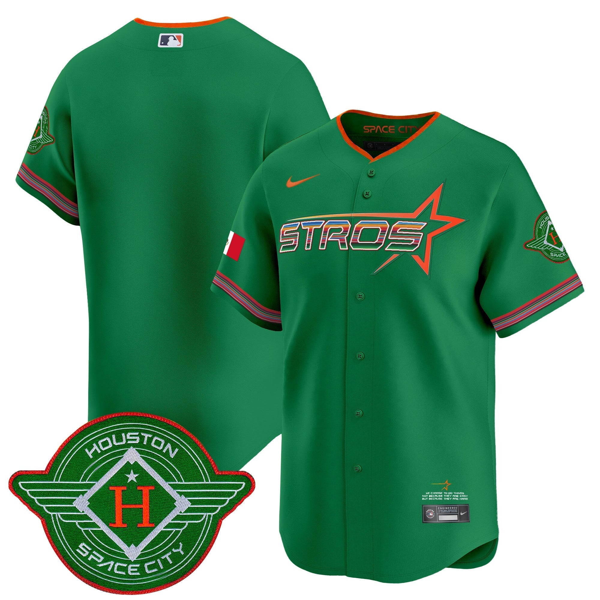 Astros 2025 City Connect Mexico Vapor Premier Limited Jersey - All Stitched