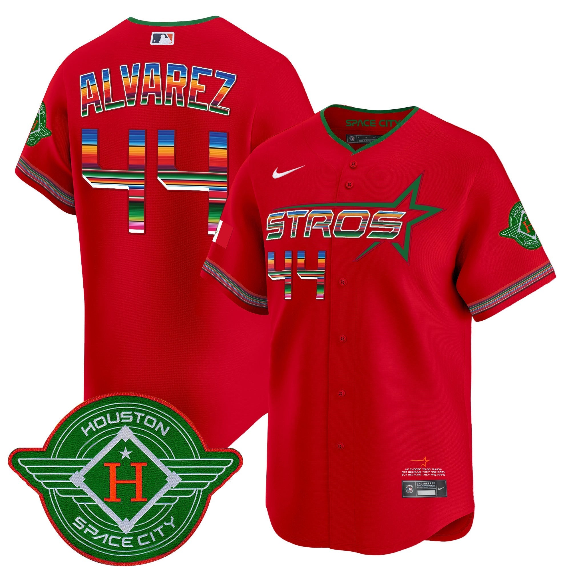 Astros 2025 City Connect Mexico Vapor Premier Limited Jersey - All Stitched