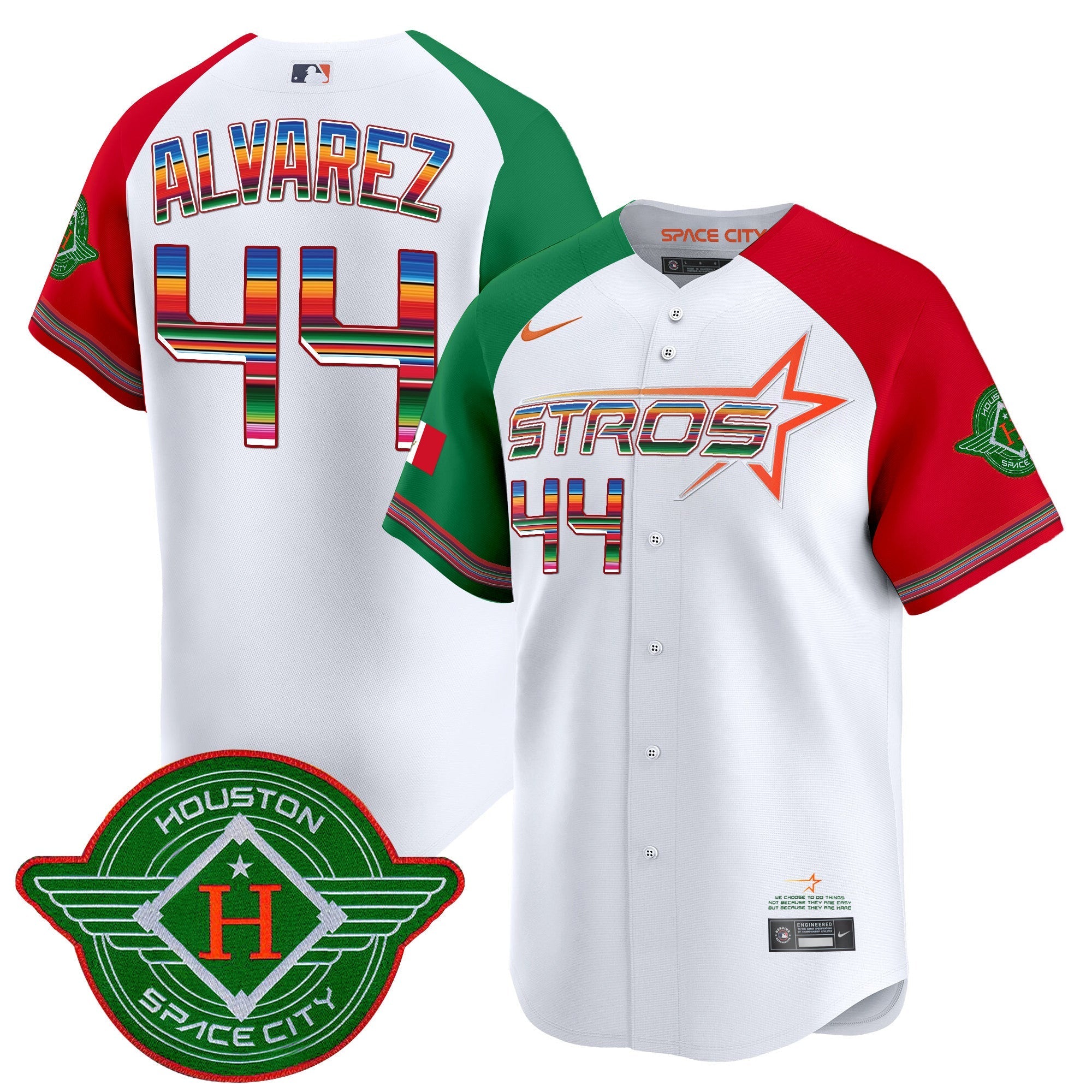 Astros 2025 City Connect Mexico Vapor Premier Limited Jersey - All Stitched